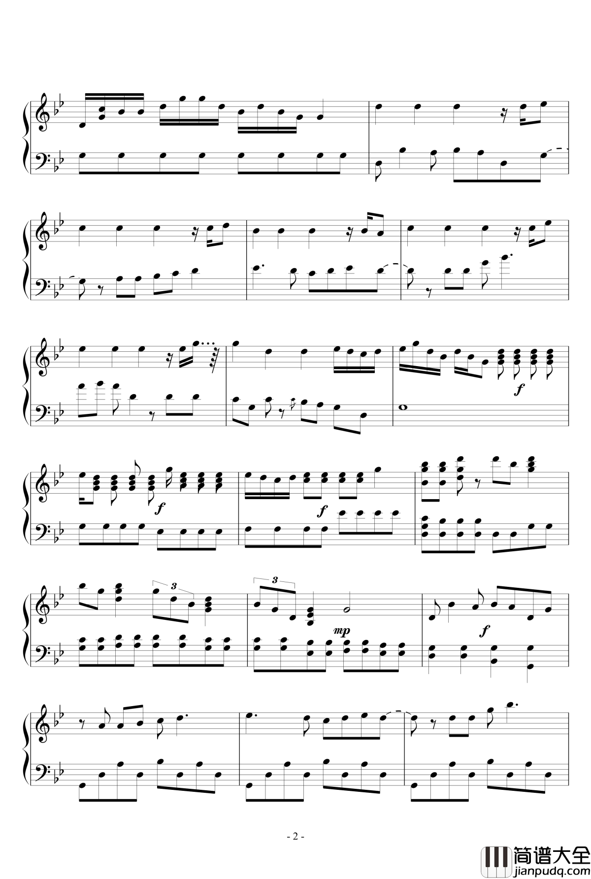 夜曲001钢琴谱_scq