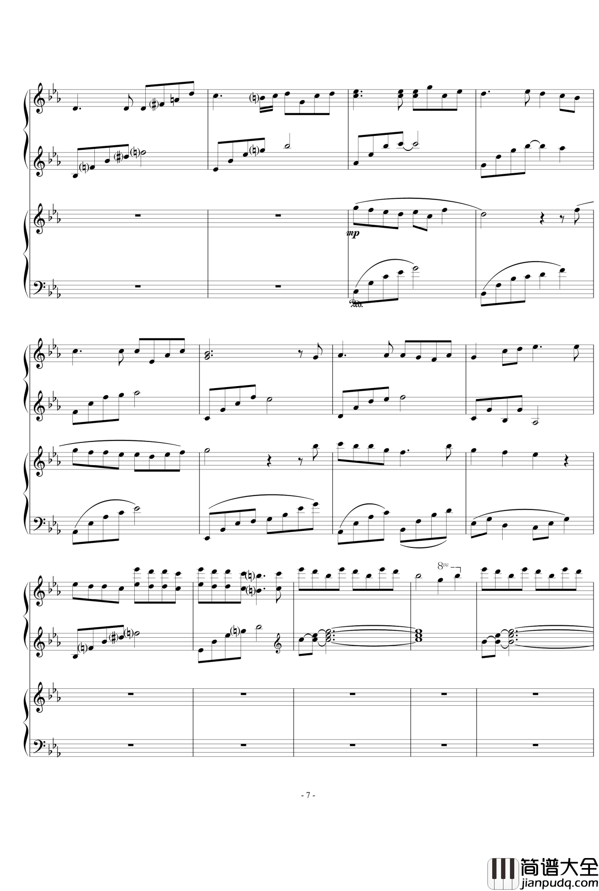 待到明日花香时钢琴谱_Dr_Hope