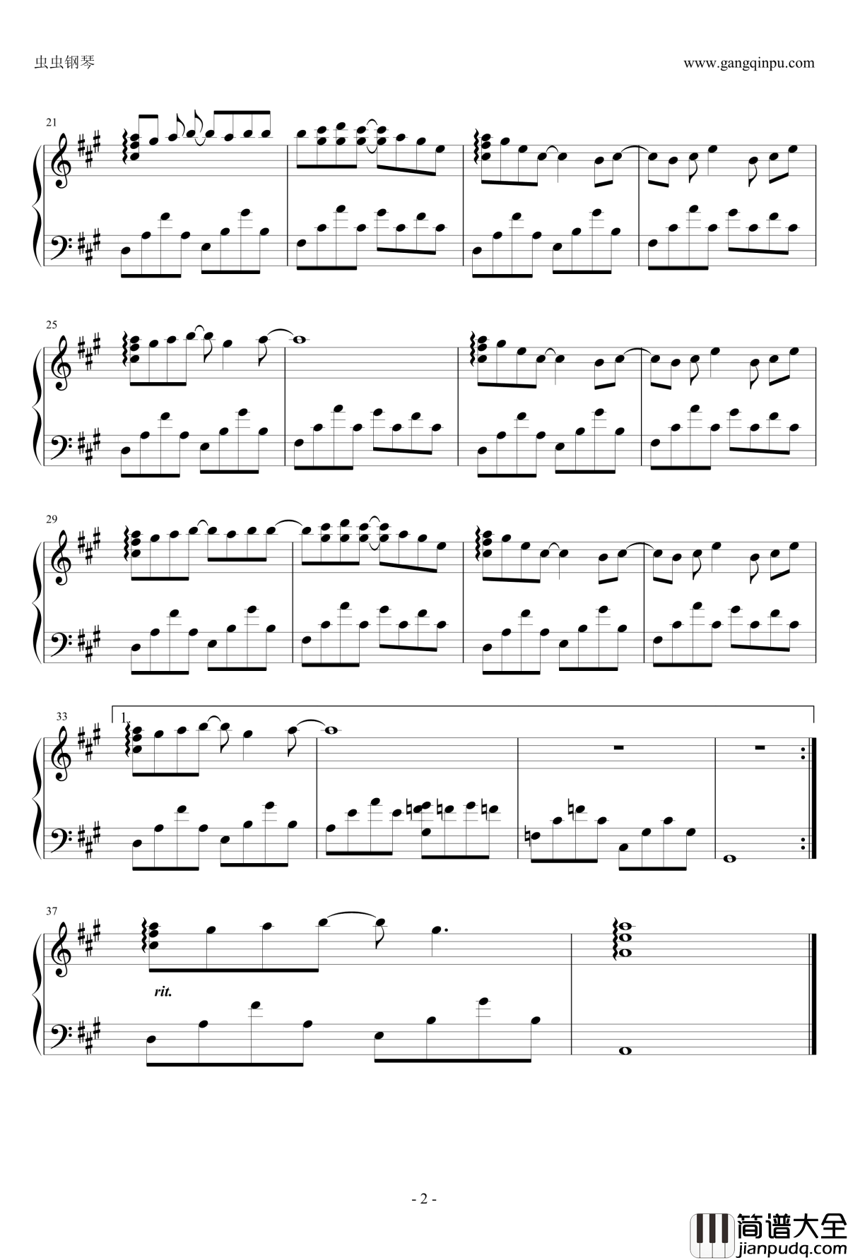 落葉钢琴谱_甘茶の音樂工坊