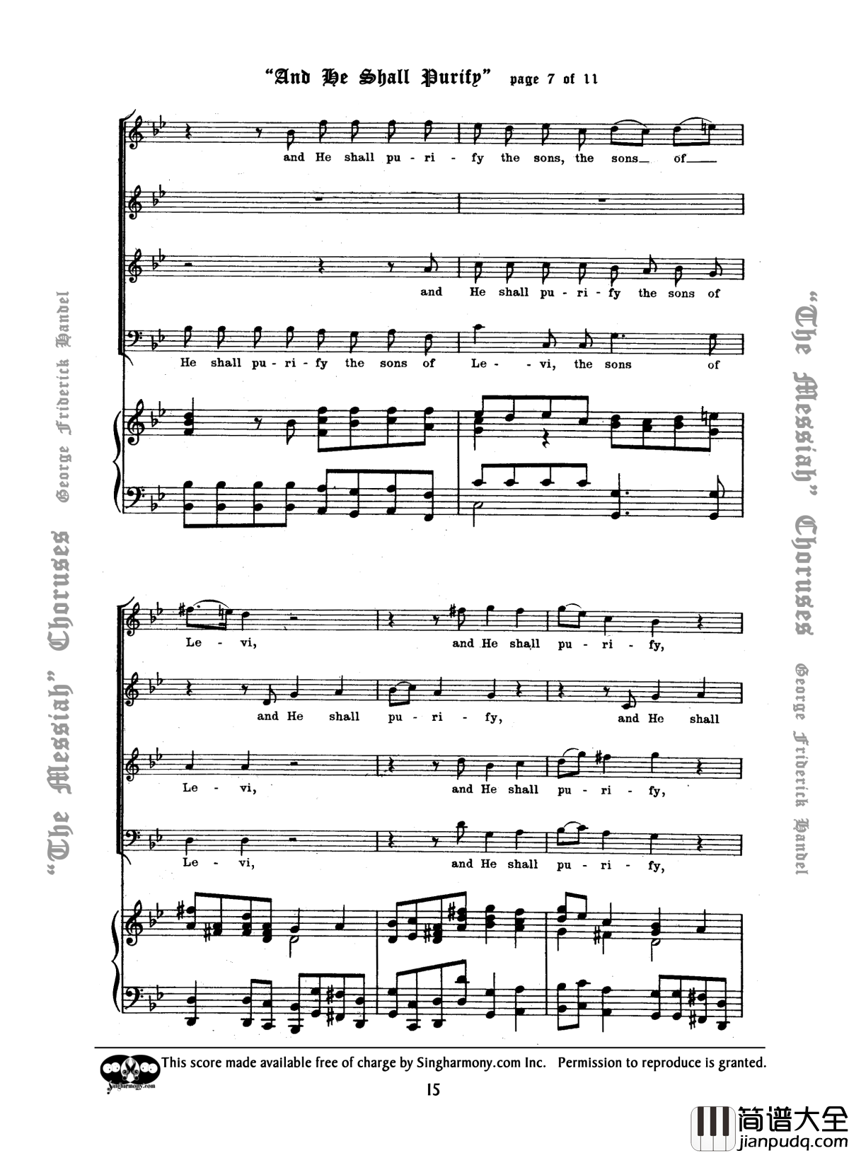 And_He_Shall_Purify钢琴谱_Handel