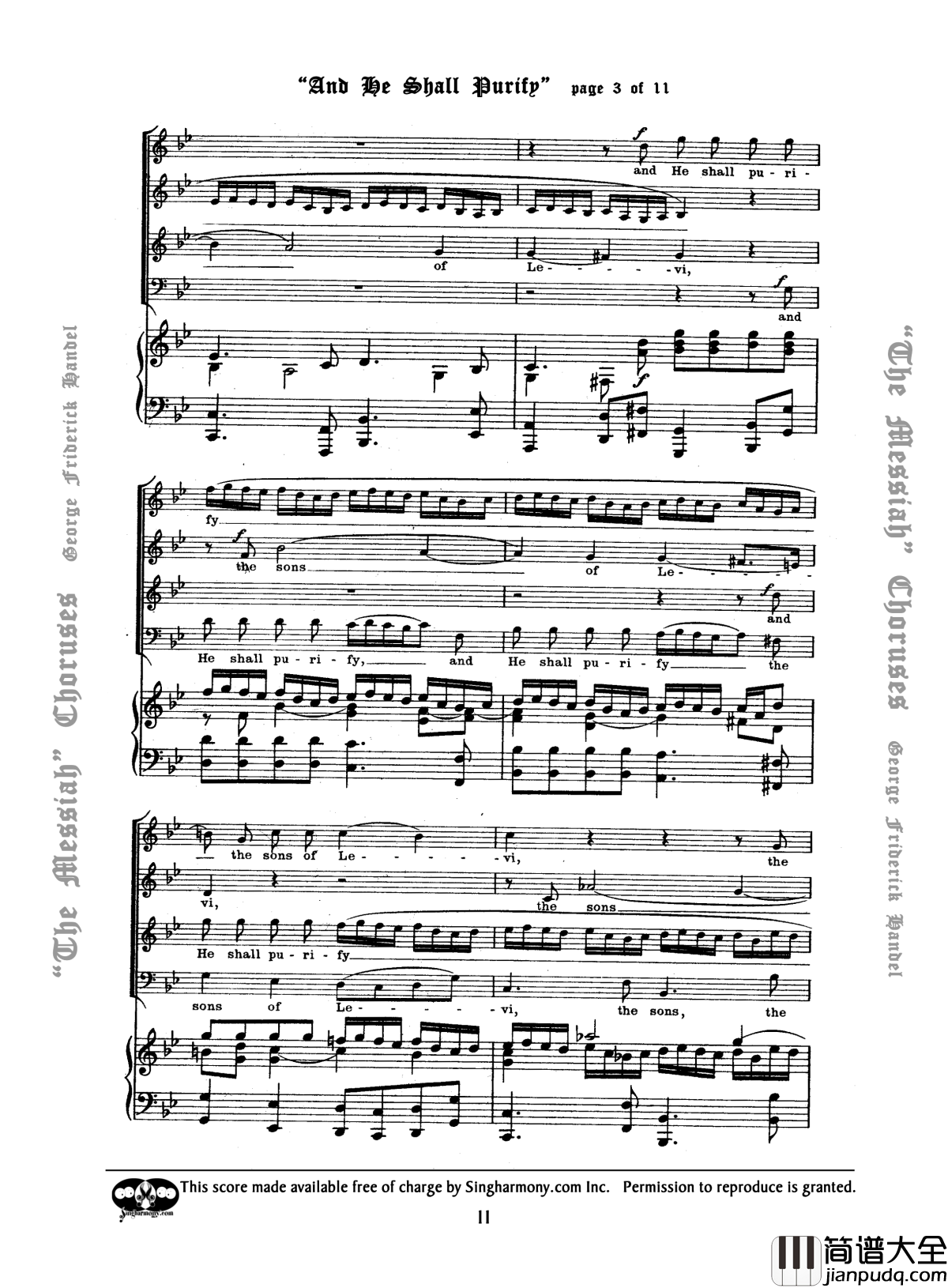 And_He_Shall_Purify钢琴谱_Handel
