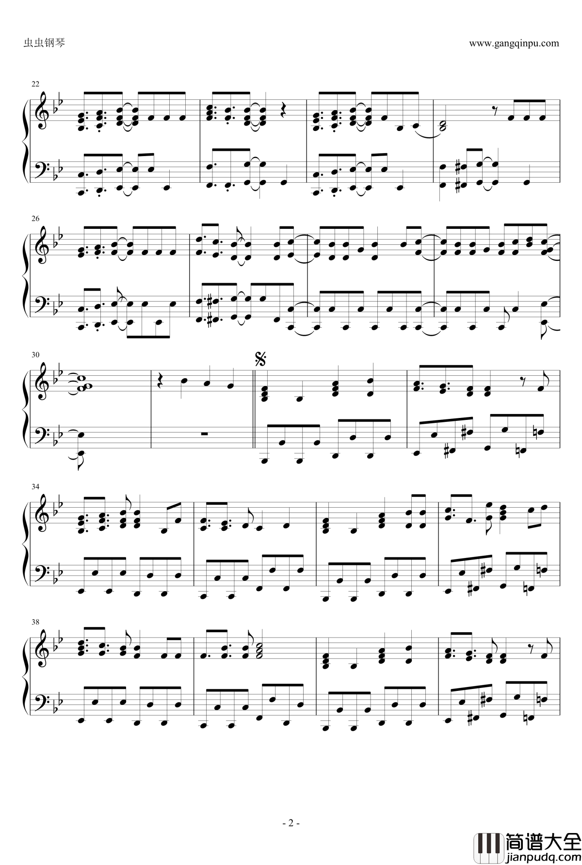 CLICK钢琴谱_伪恋OP/ClariS