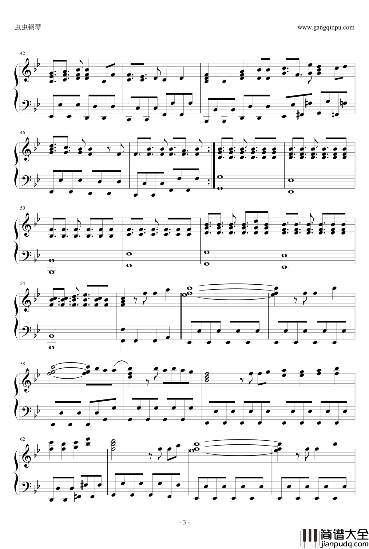 CLICK钢琴谱_伪恋OP/ClariS