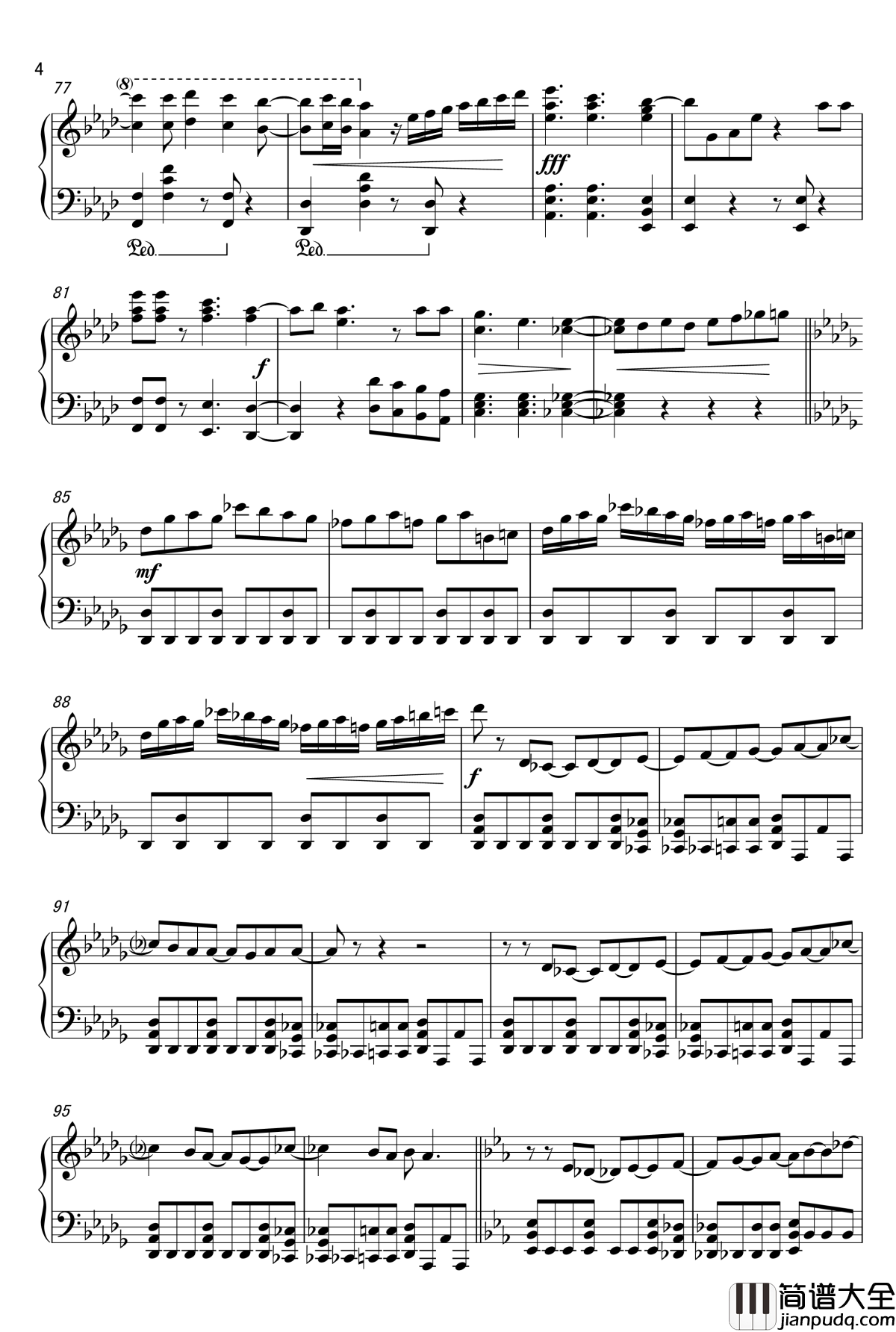 let_it_go钢琴谱_冰雪奇缘主题曲