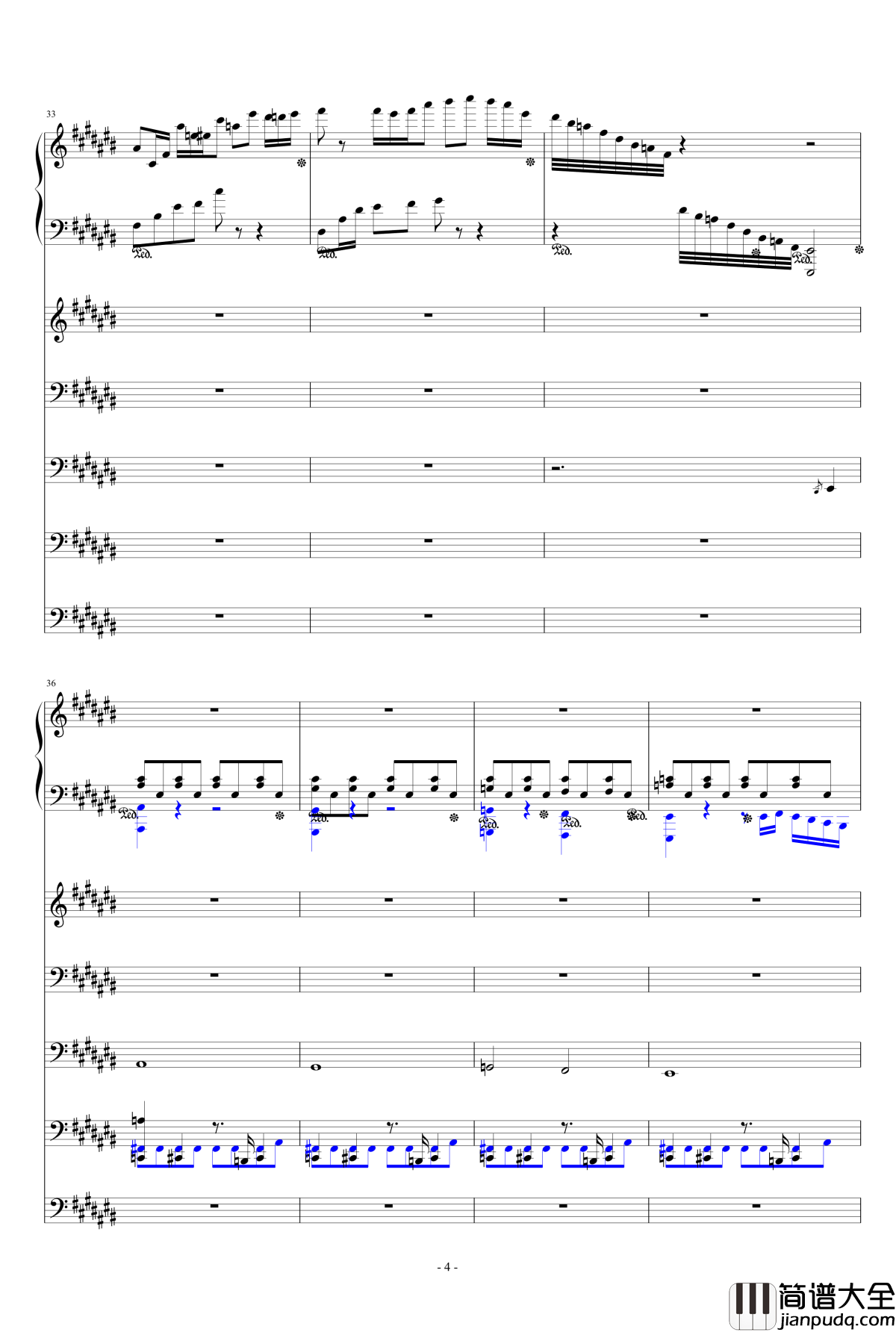 忧郁症患者钢琴谱_韩语_ellocz