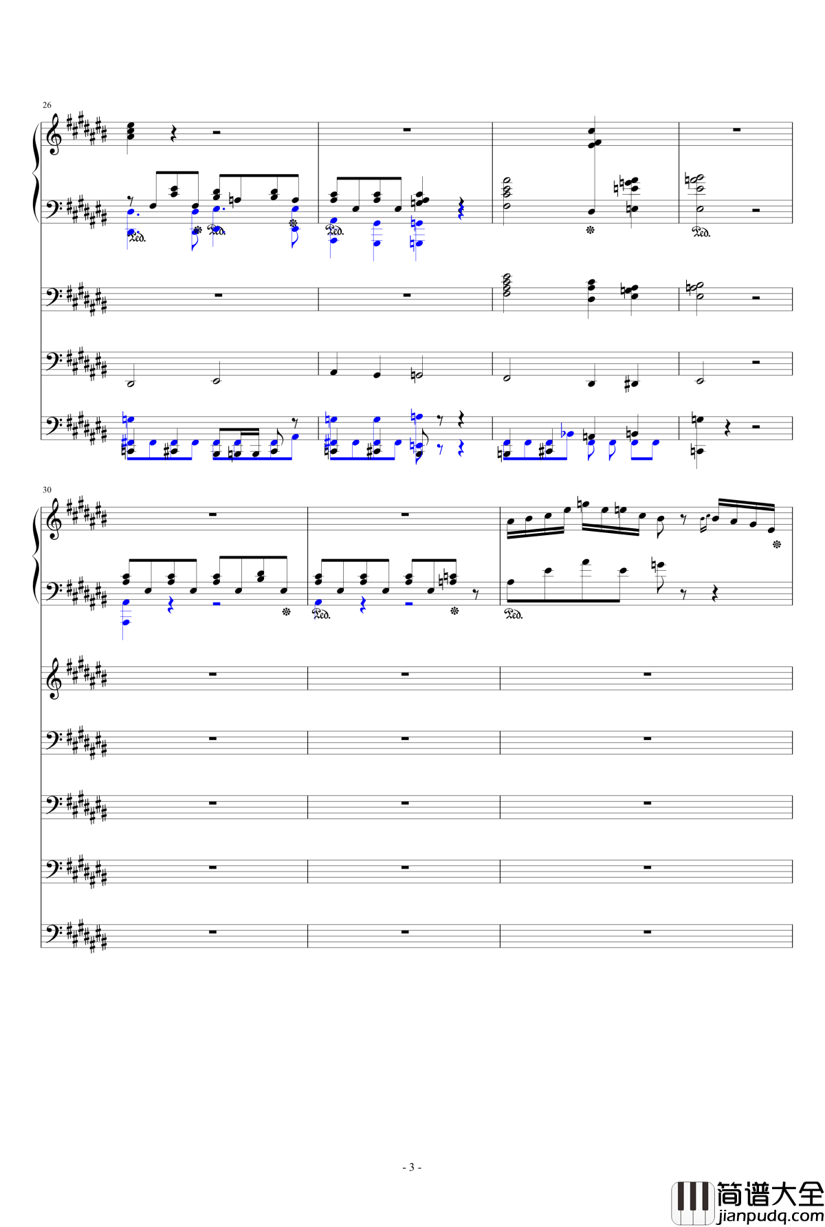 忧郁症患者钢琴谱_韩语_ellocz