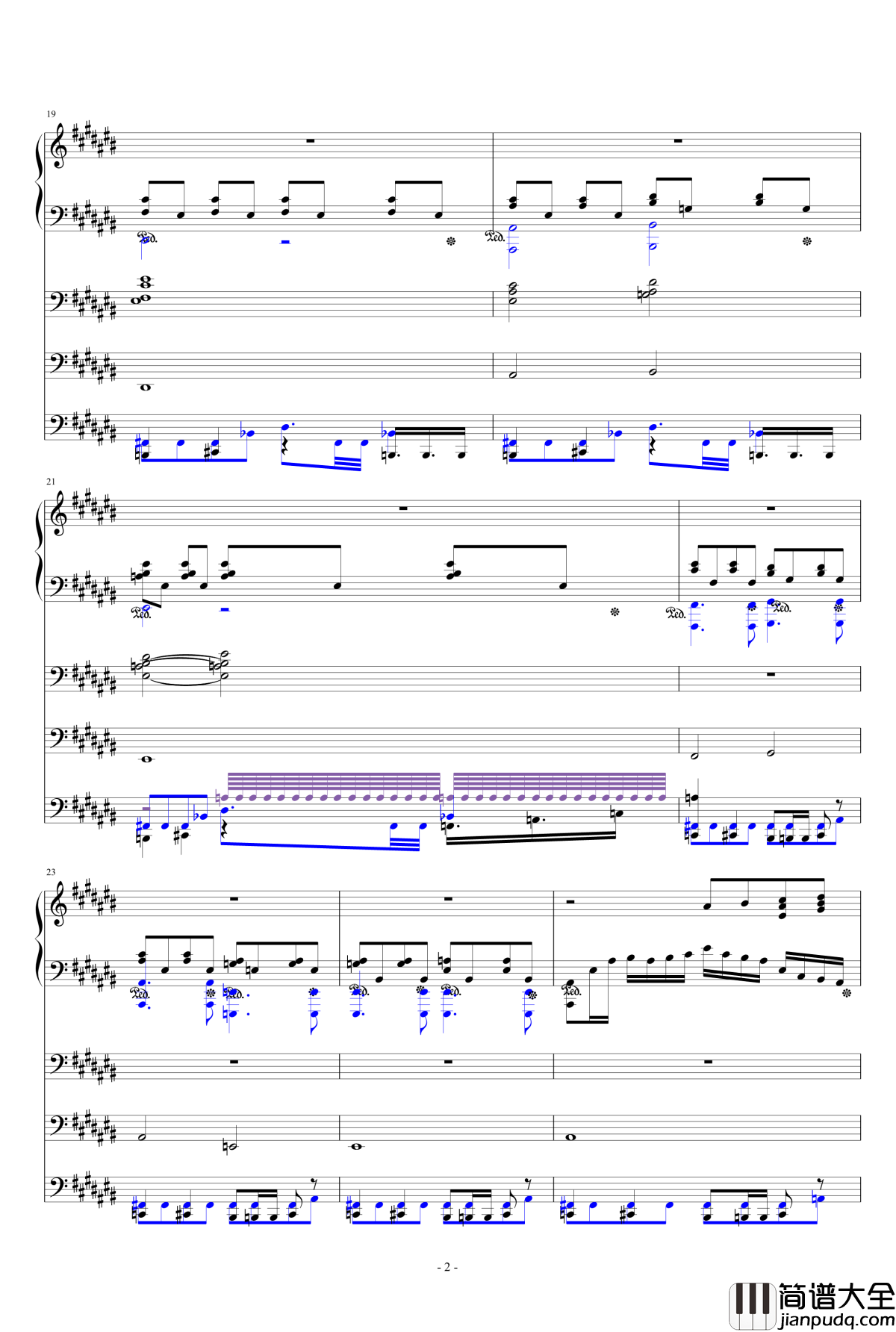 忧郁症患者钢琴谱_韩语_ellocz