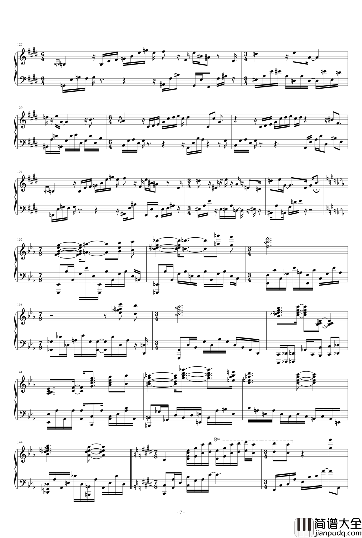 Impromptu钢琴谱_Eldar_Djangirov