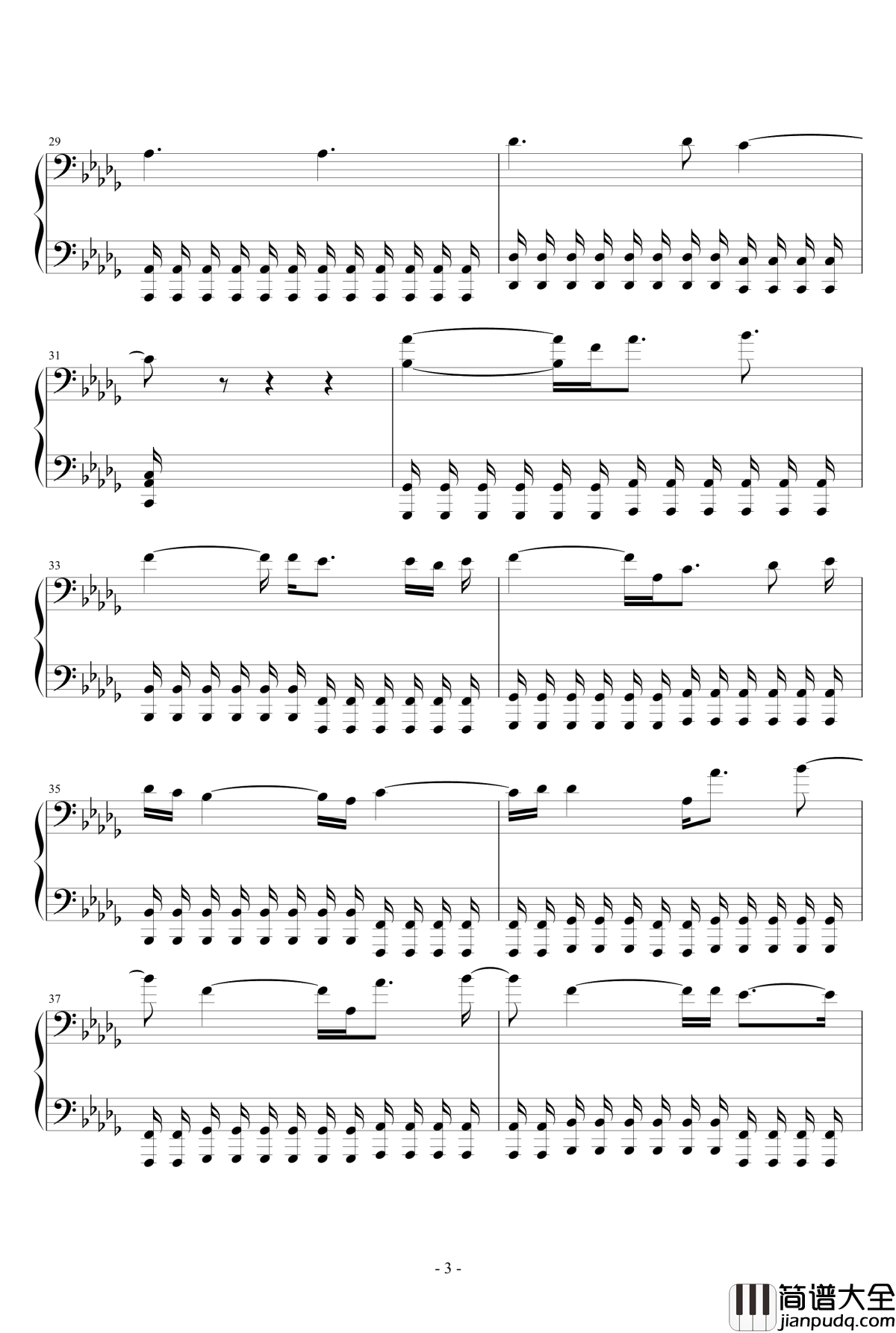 罪人钢琴谱_罪恶王冠