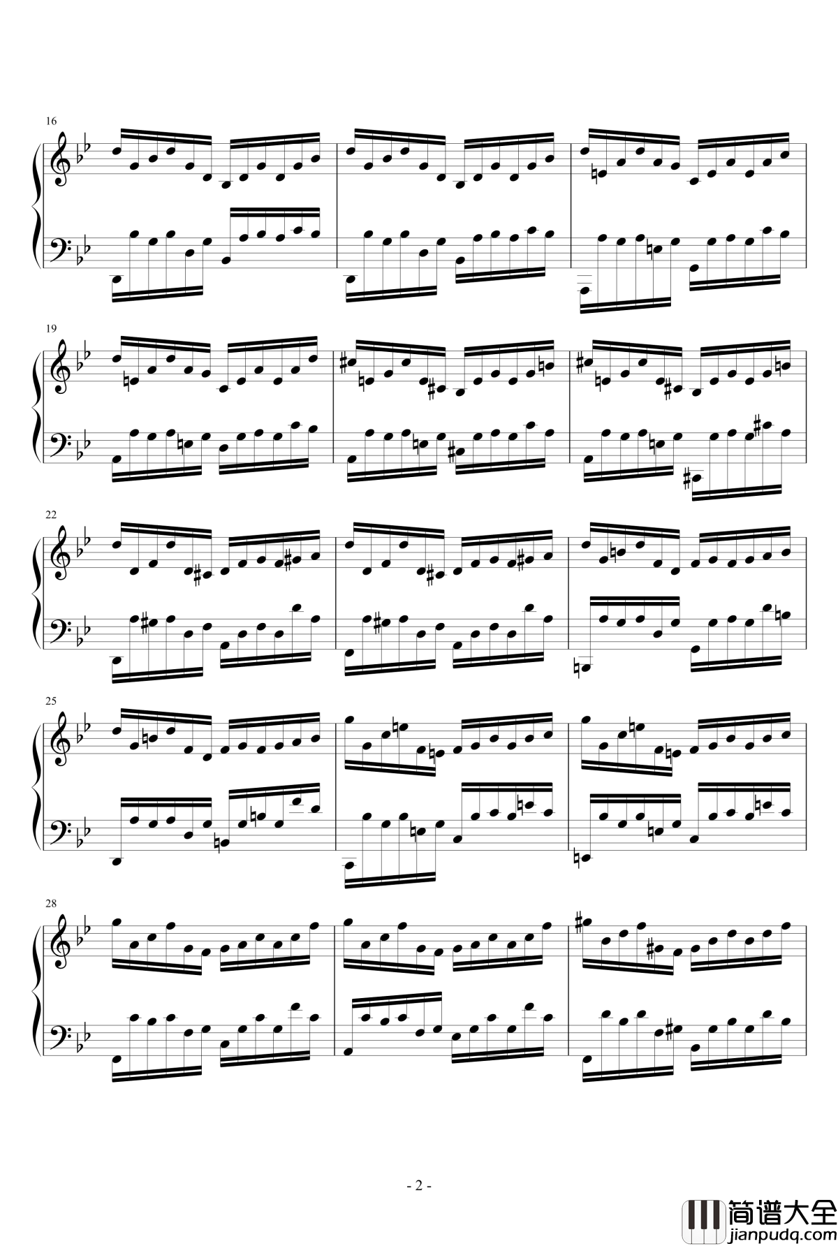 前奏曲5钢琴谱_hardy419