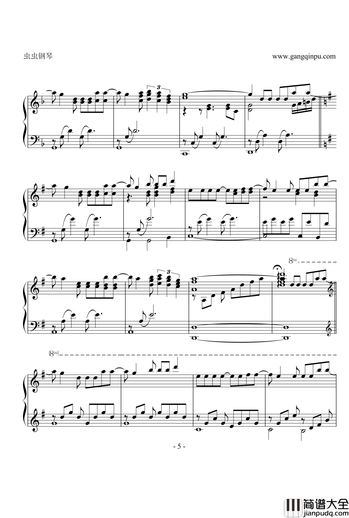 Jueves钢琴谱_La_Oreja_De_Van_Gogh