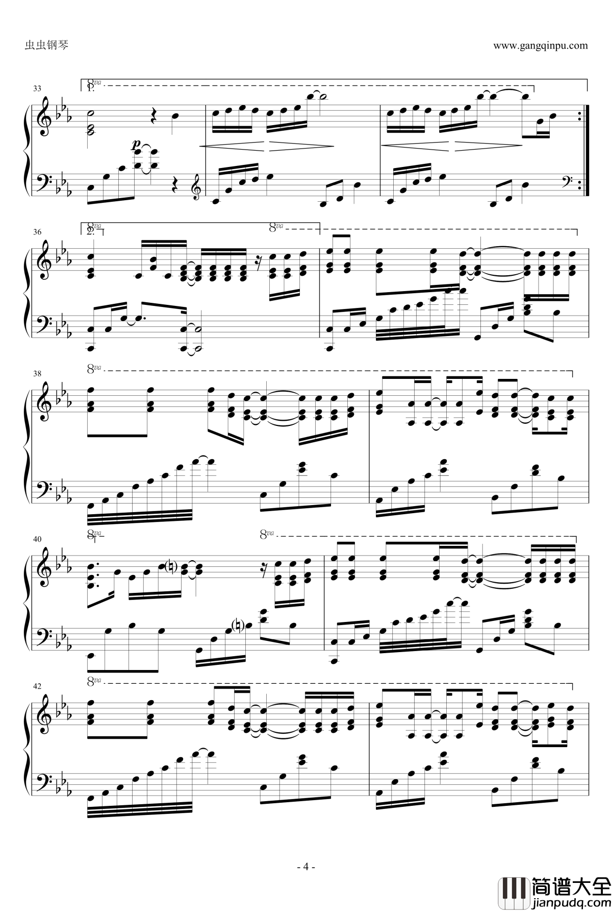 再见亦是泪钢琴谱_谭咏麟