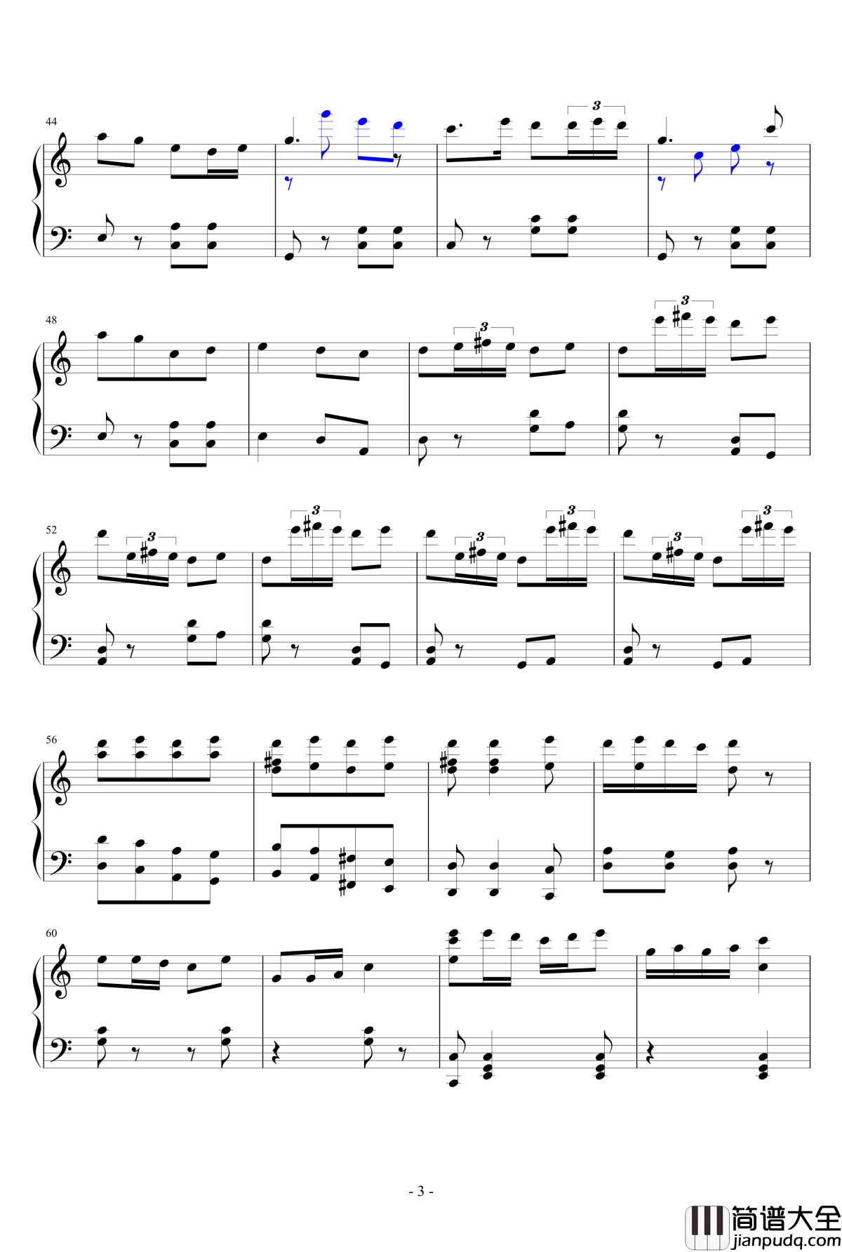 春节序曲钢琴谱_钢琴_x.i.杰