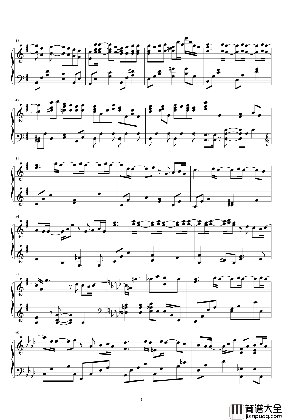 化作樱花树钢琴谱_SNH48_致青春_电影主题曲