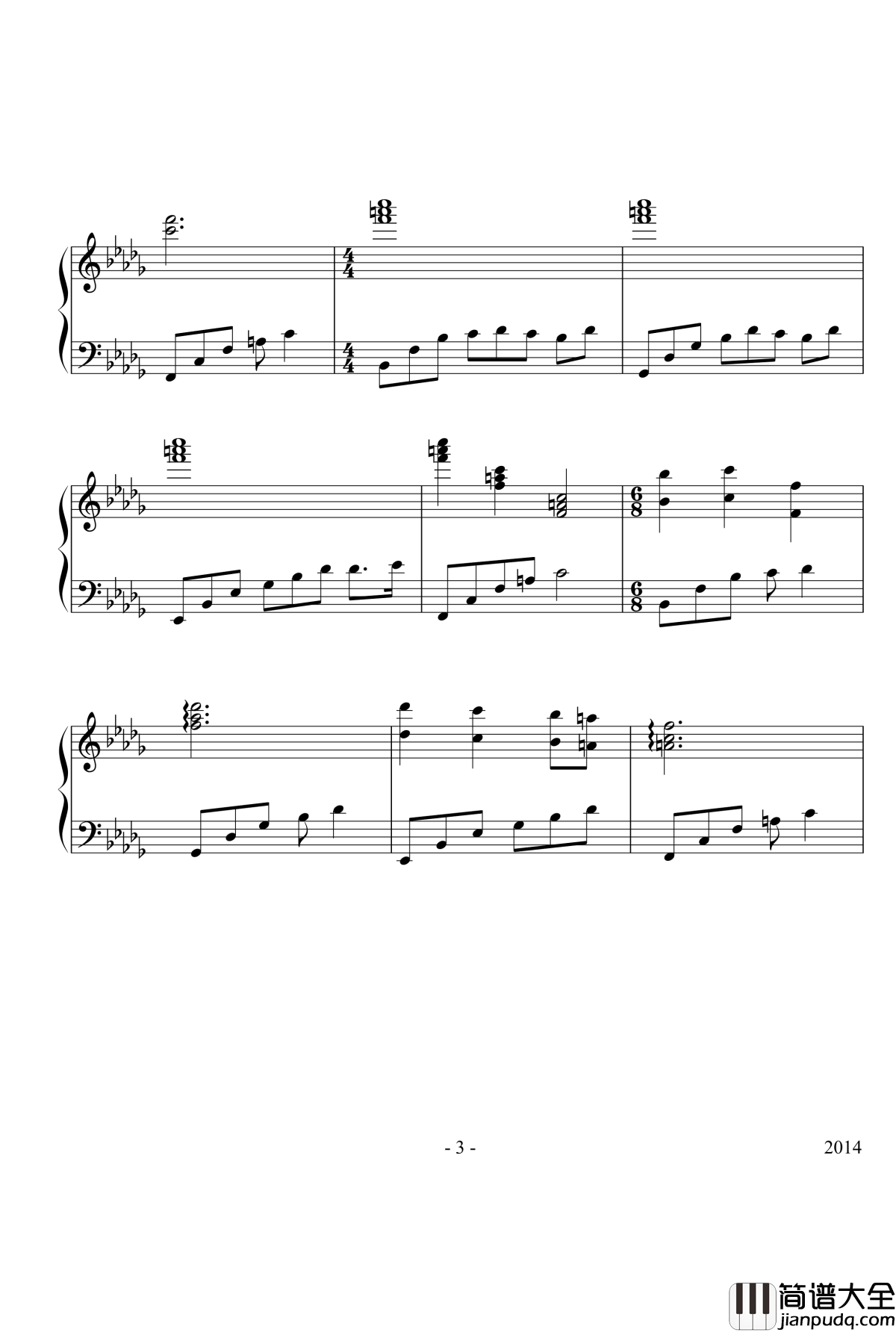 Holess钢琴谱_Twighter