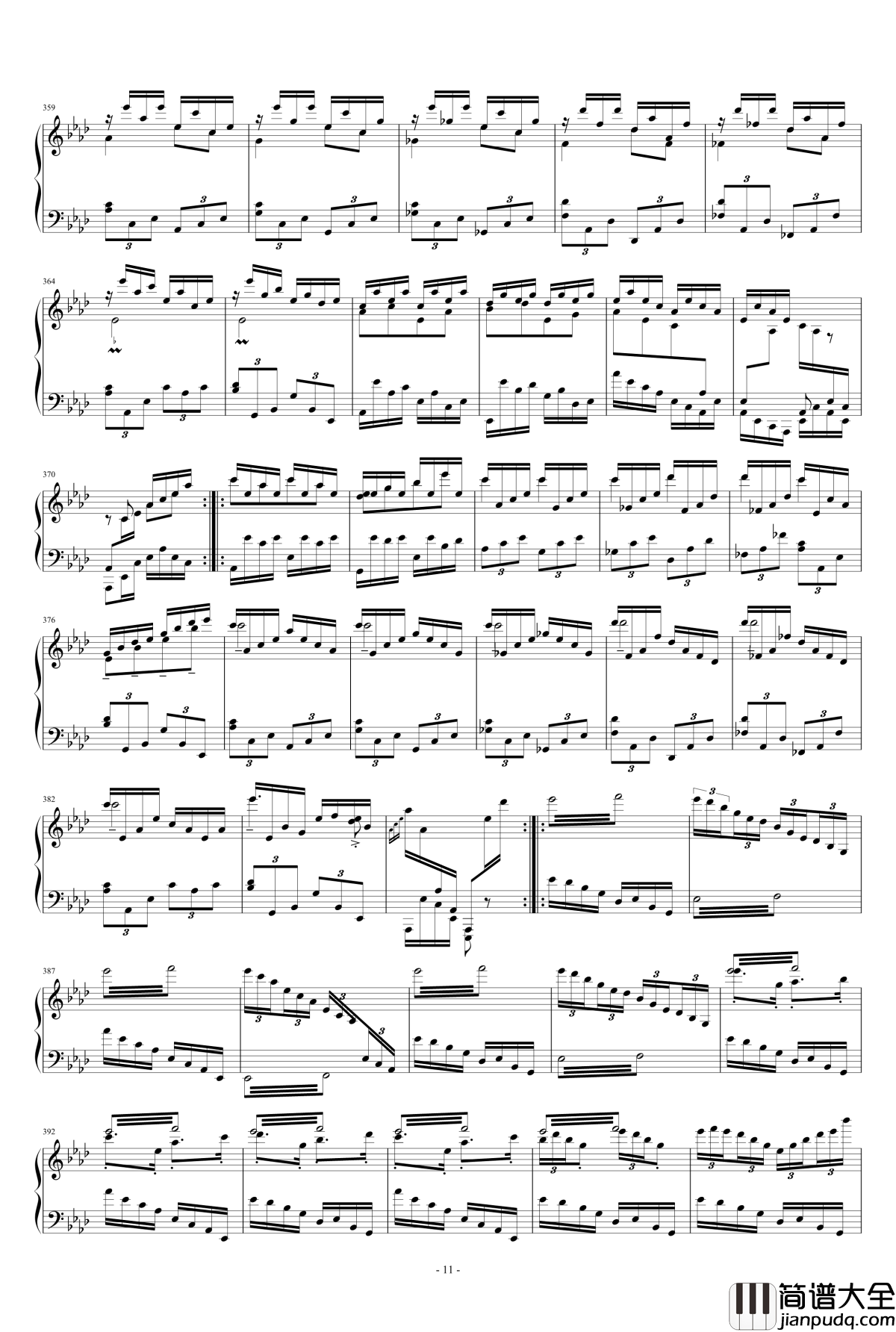 Etude.2钢琴谱_音乐盒1yh