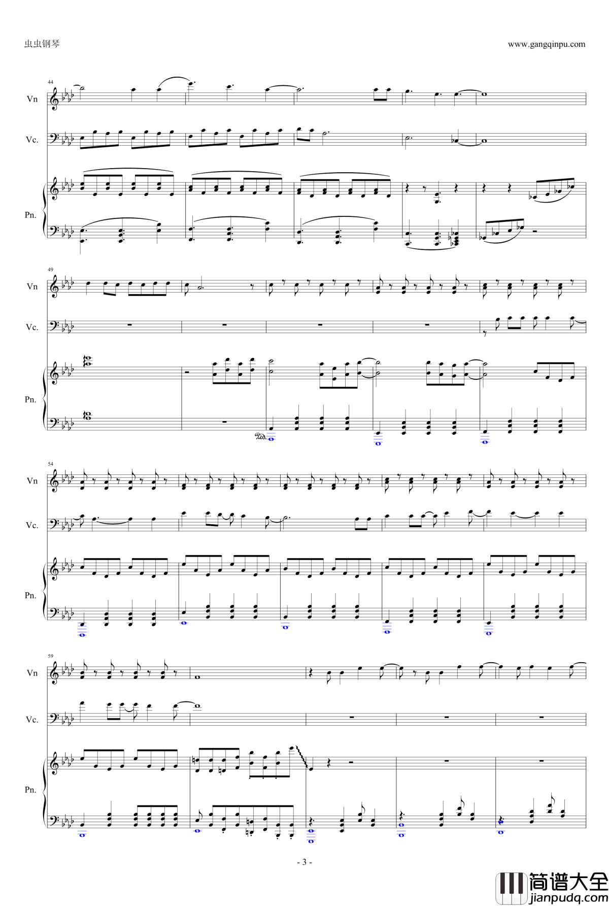 Let_it_go钢琴谱_Trio_冰雪奇缘