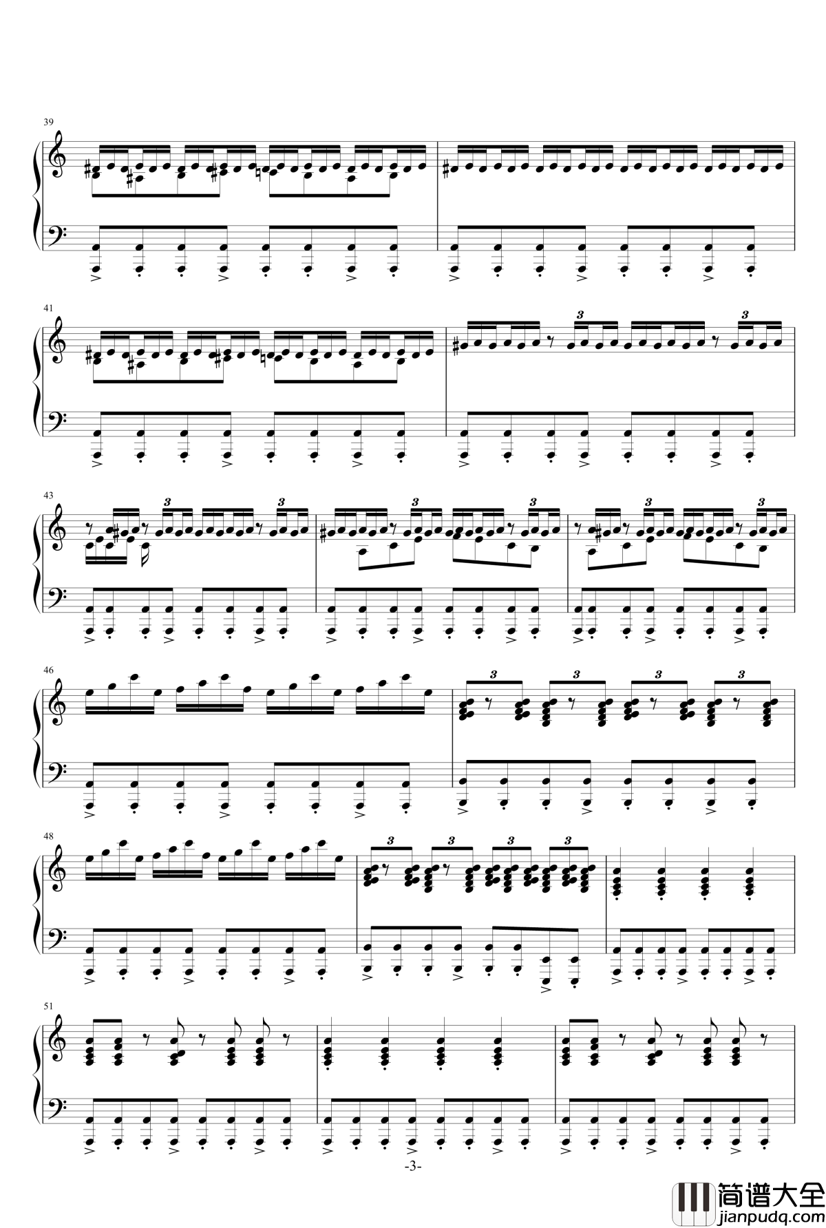 脑残洗具钢琴谱_乐之琴