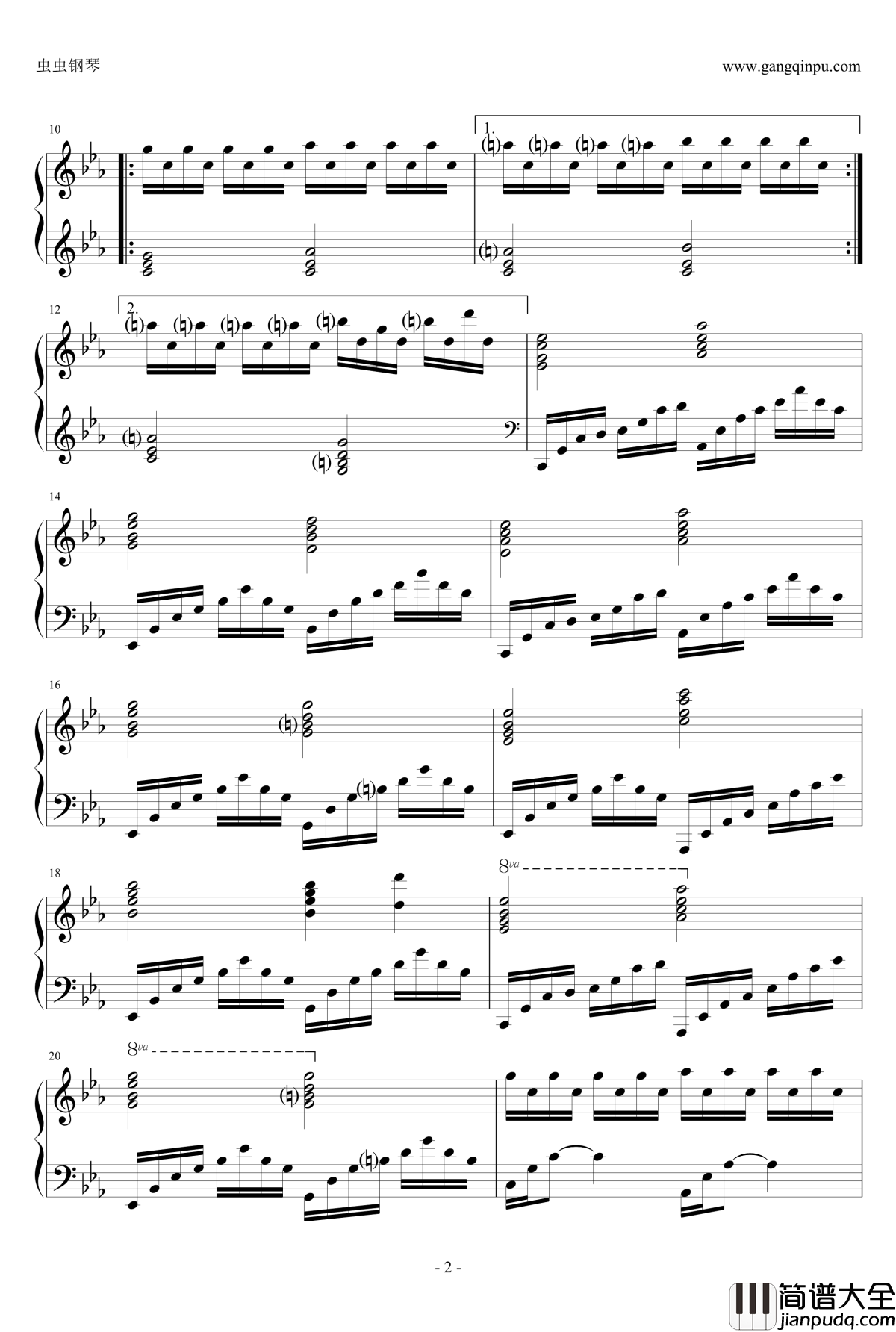 ROCHER微电影钢琴谱_原声带钢琴版_费列罗