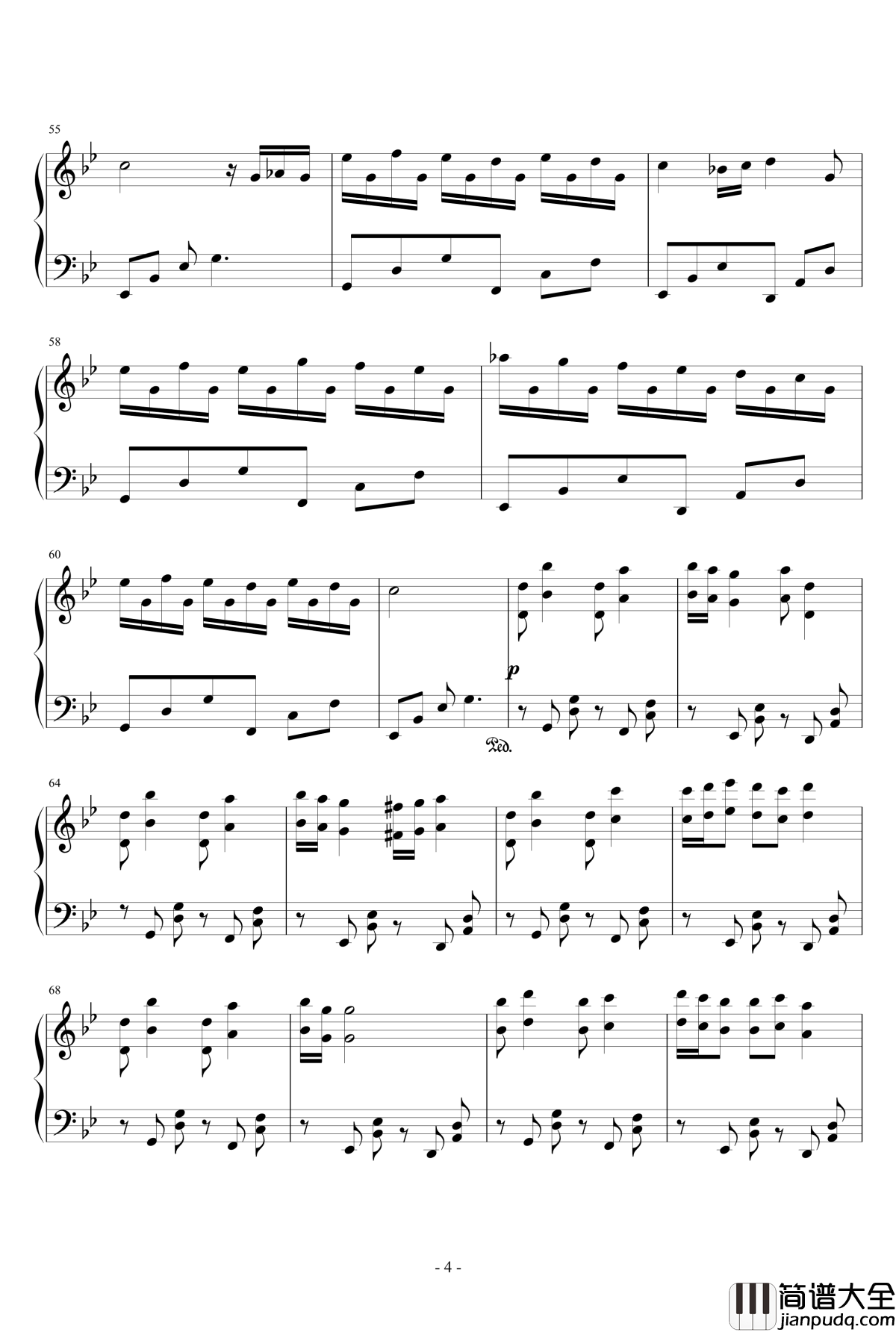 或許钢琴谱_狂音