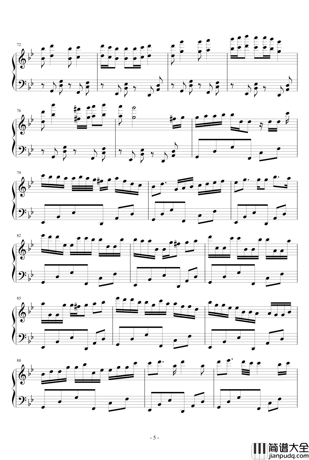 或許钢琴谱_狂音