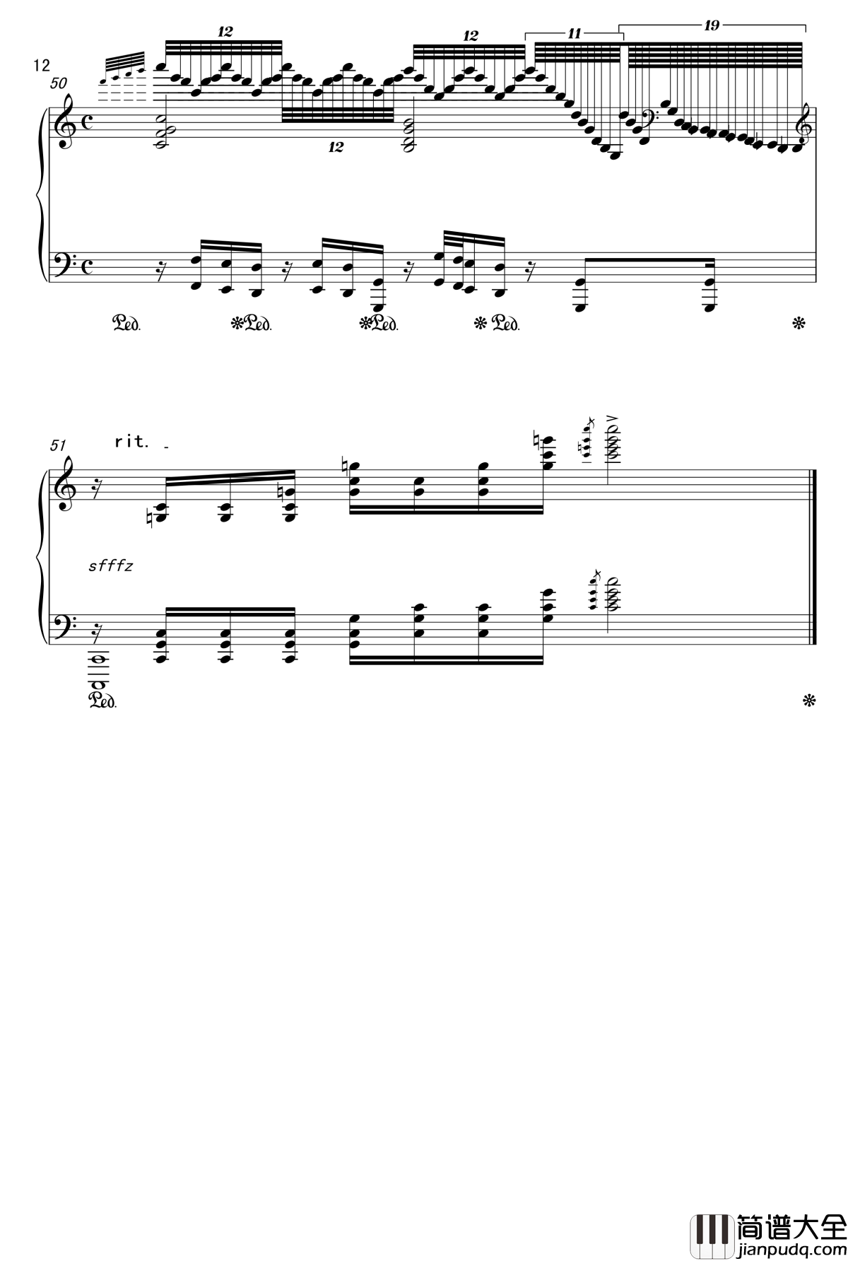 侏罗纪公园钢琴谱_Jarrod_Radnich