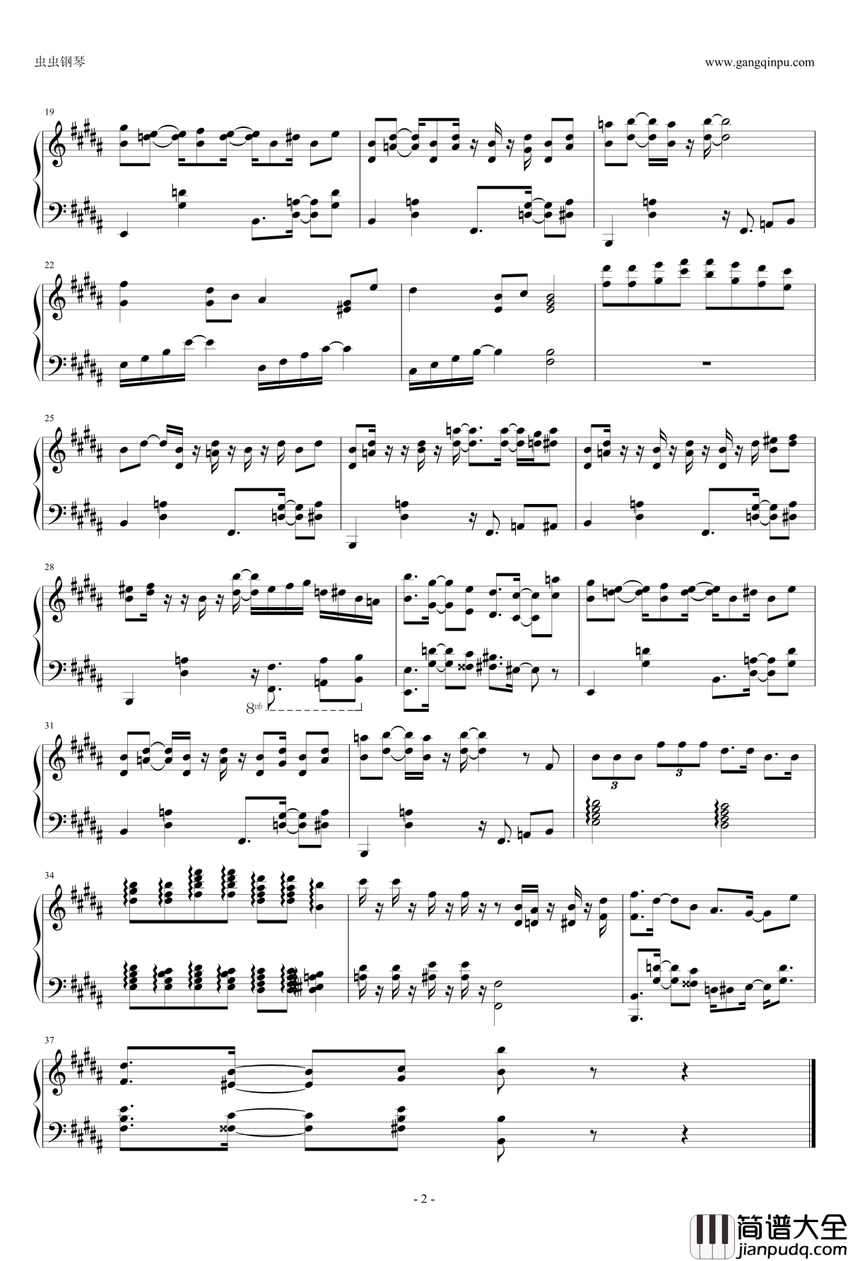 70_Takte_Happy_Birthday钢琴谱_时代之舞