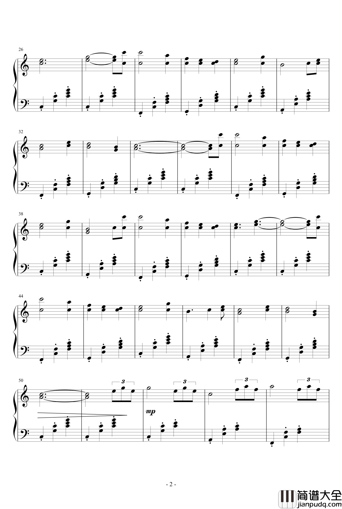 一分钟圆舞曲钢琴谱_流风遗韵