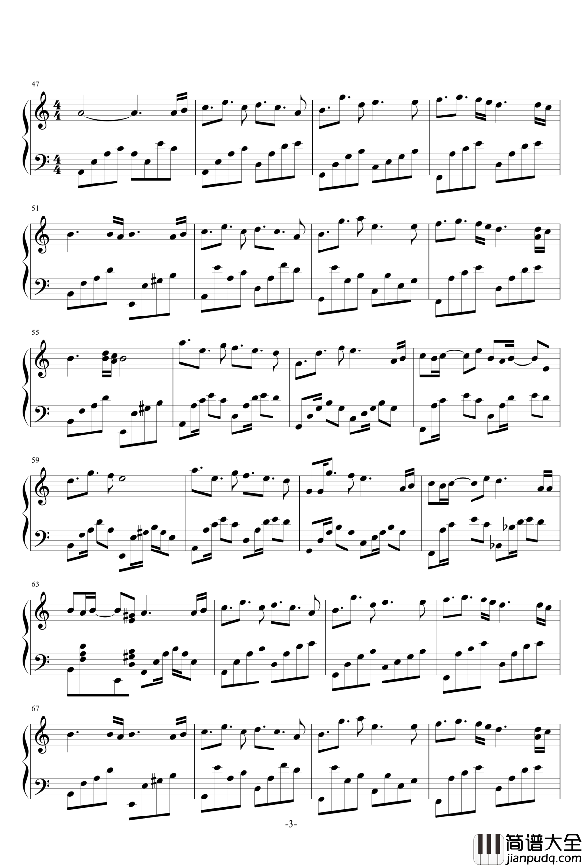 梦钢琴谱_Demo_郭易