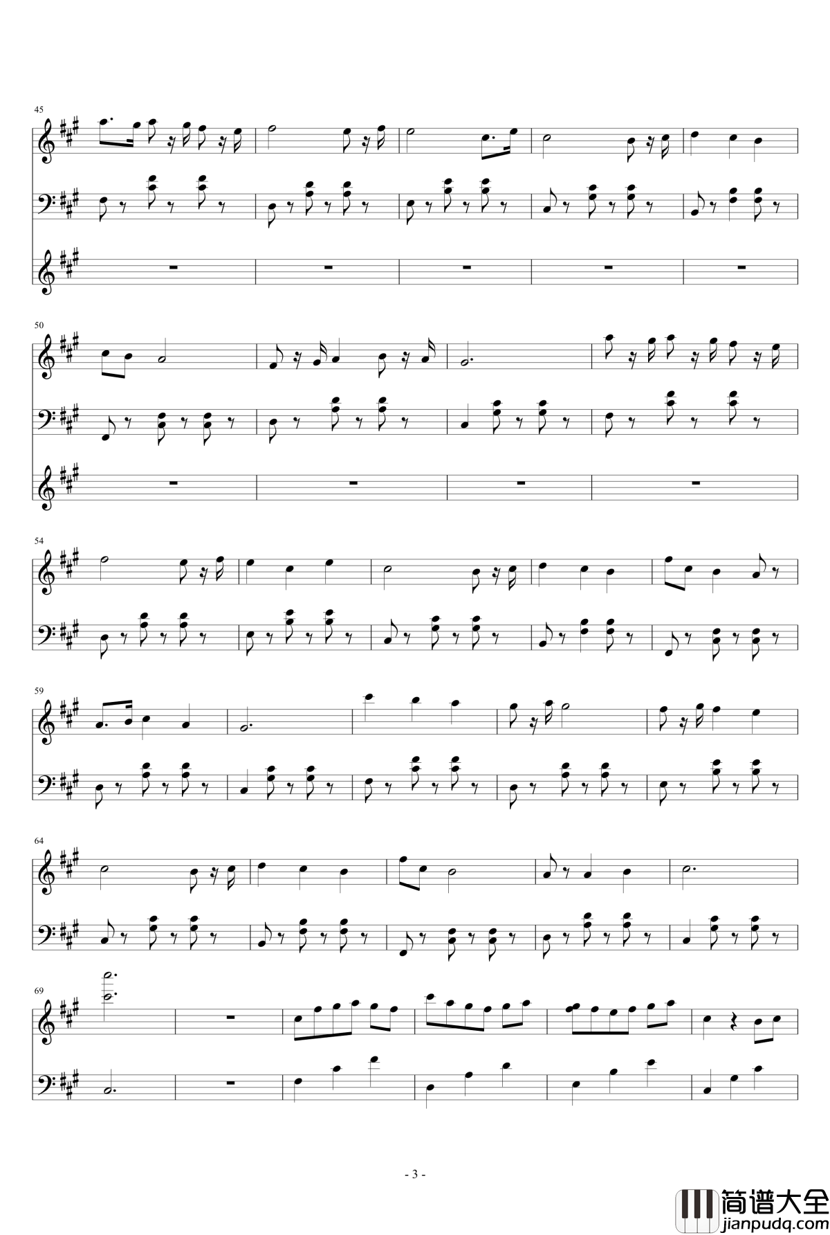 父亲的爱钢琴谱_小室_教父