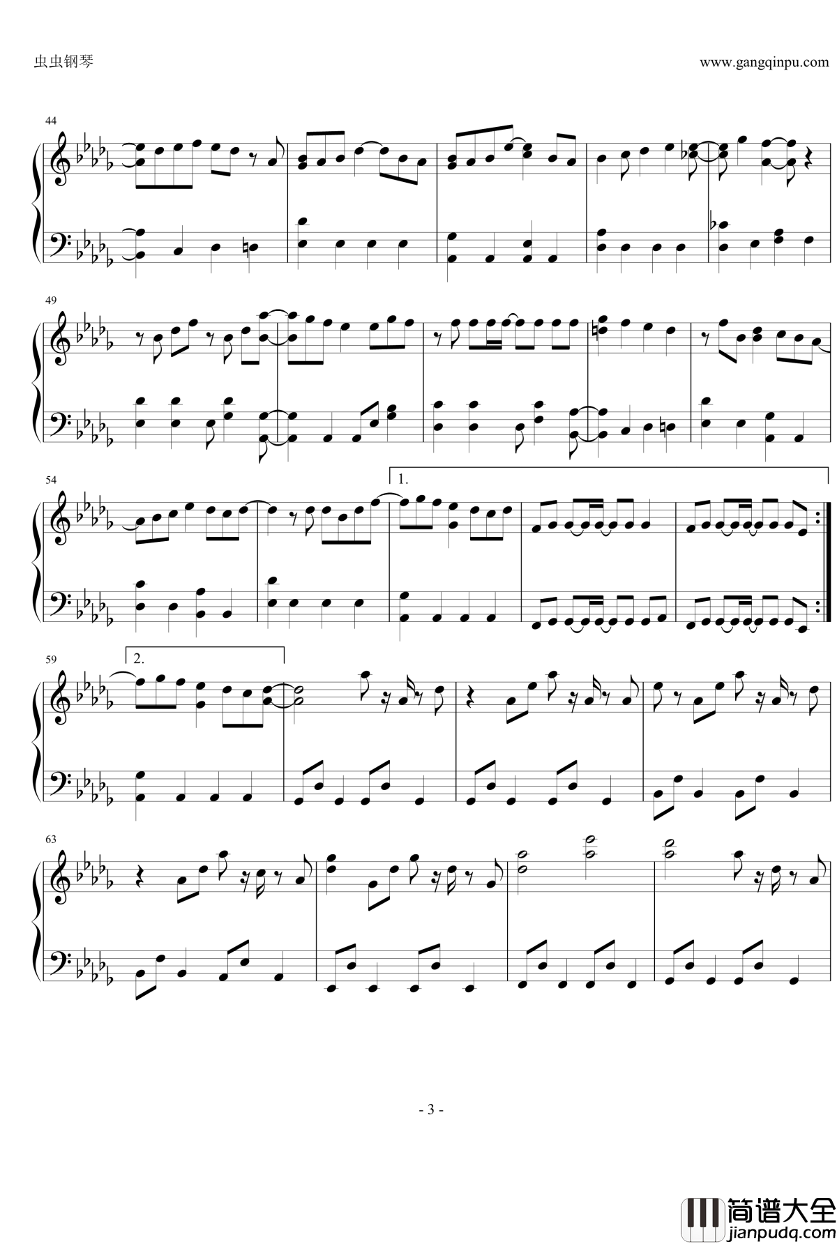 嵐ittersweet钢琴谱_Arashi