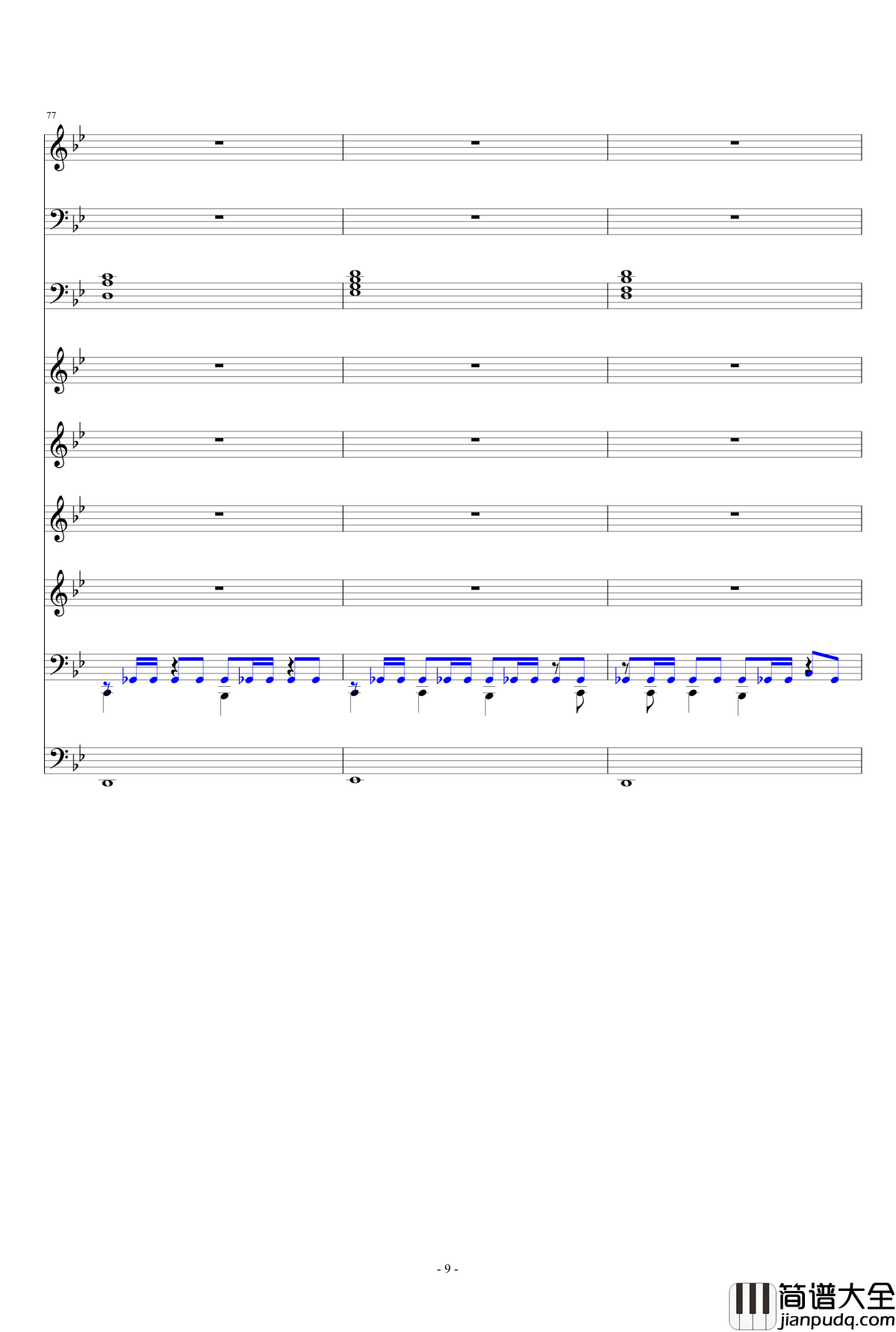 悄悄爱上一个人钢琴谱_ellocz