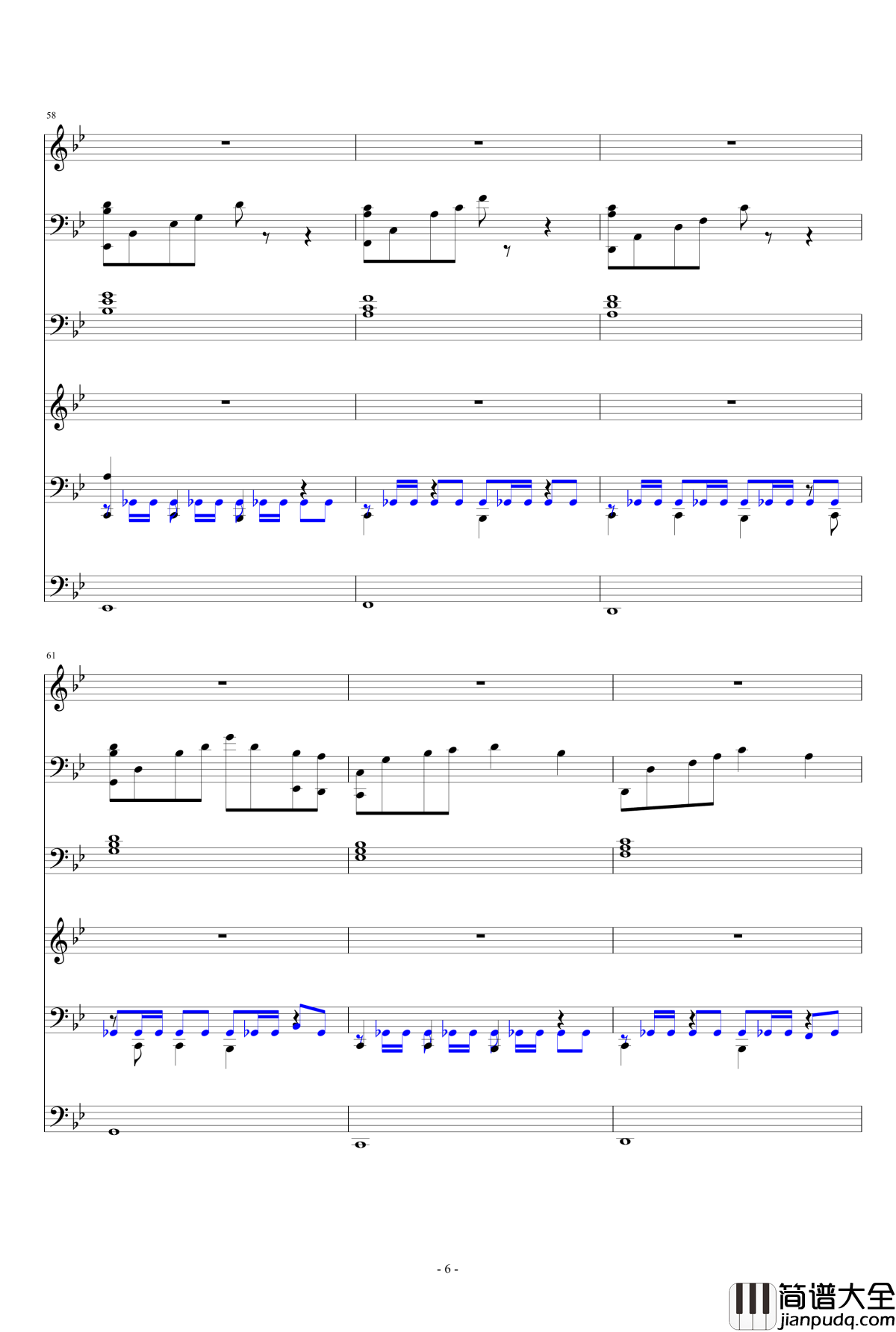 悄悄爱上一个人钢琴谱_ellocz