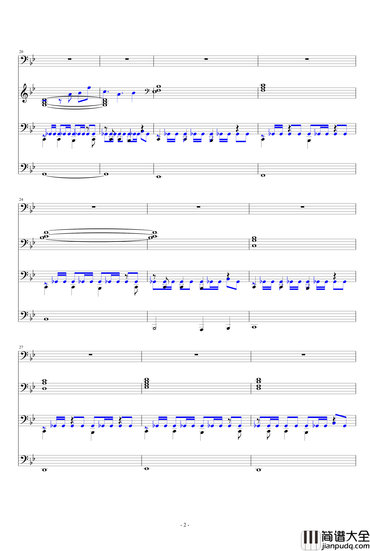 悄悄爱上一个人钢琴谱_ellocz