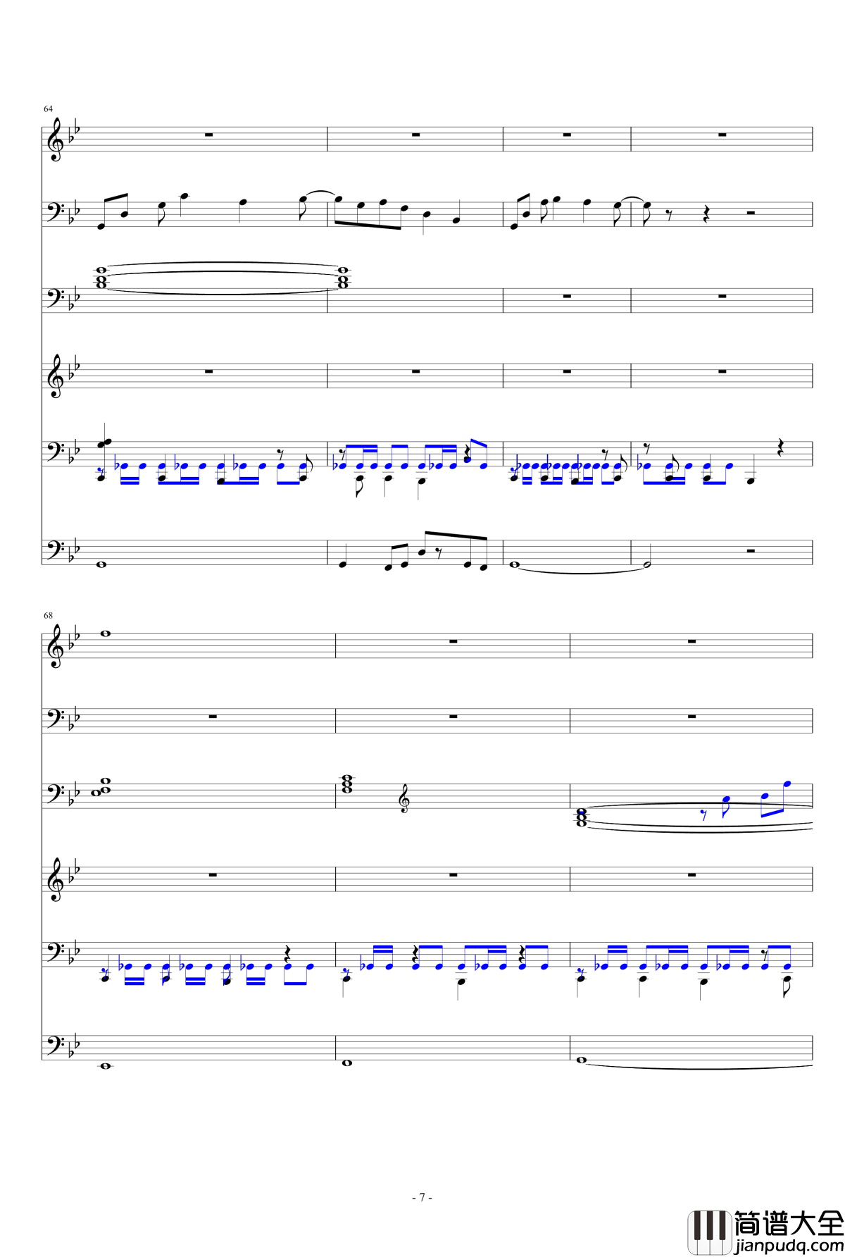 悄悄爱上一个人钢琴谱_ellocz