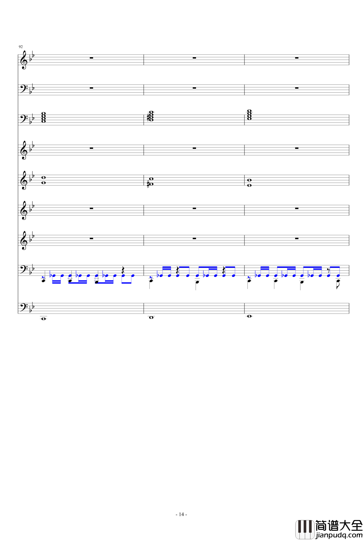 悄悄爱上一个人钢琴谱_ellocz