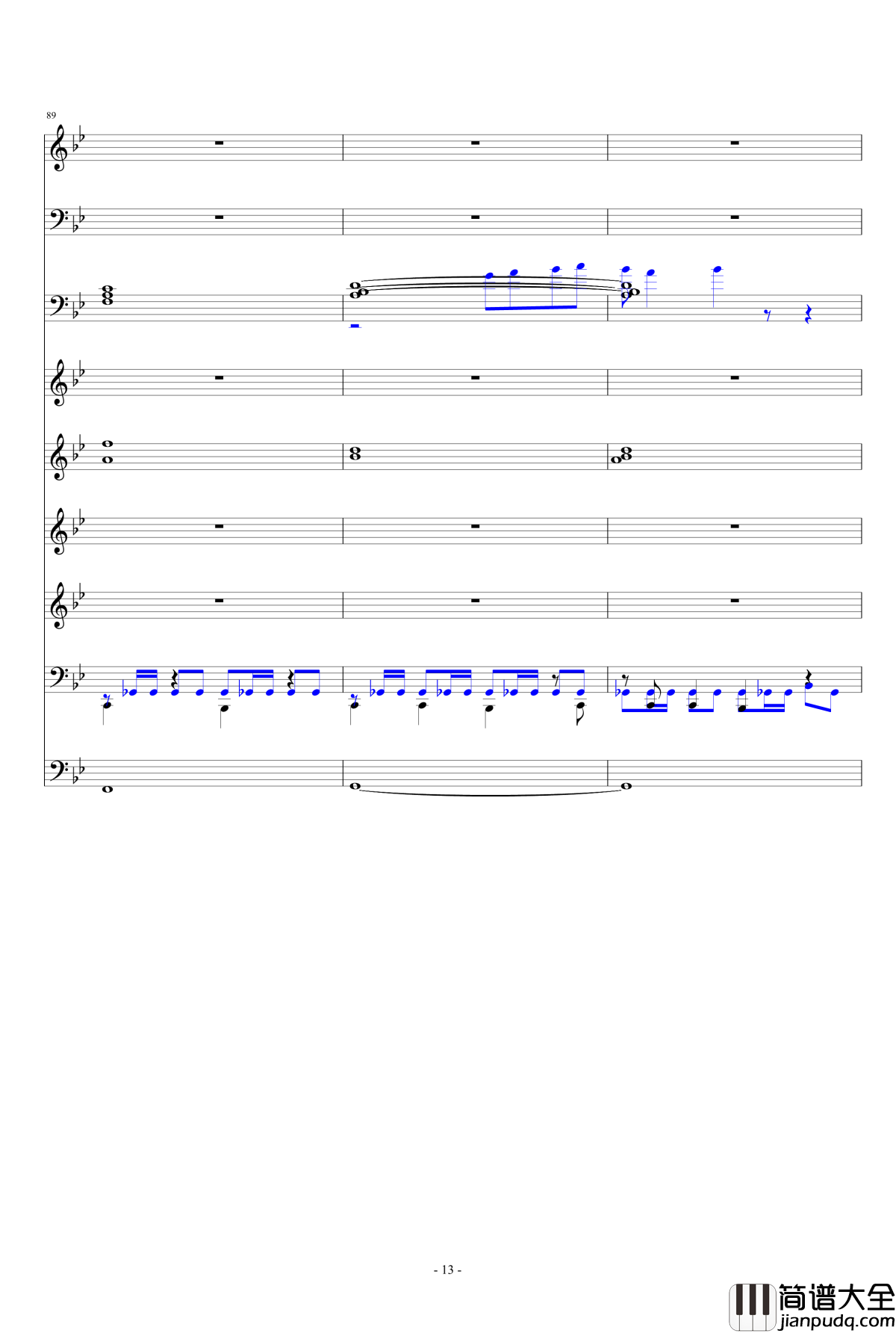 悄悄爱上一个人钢琴谱_ellocz