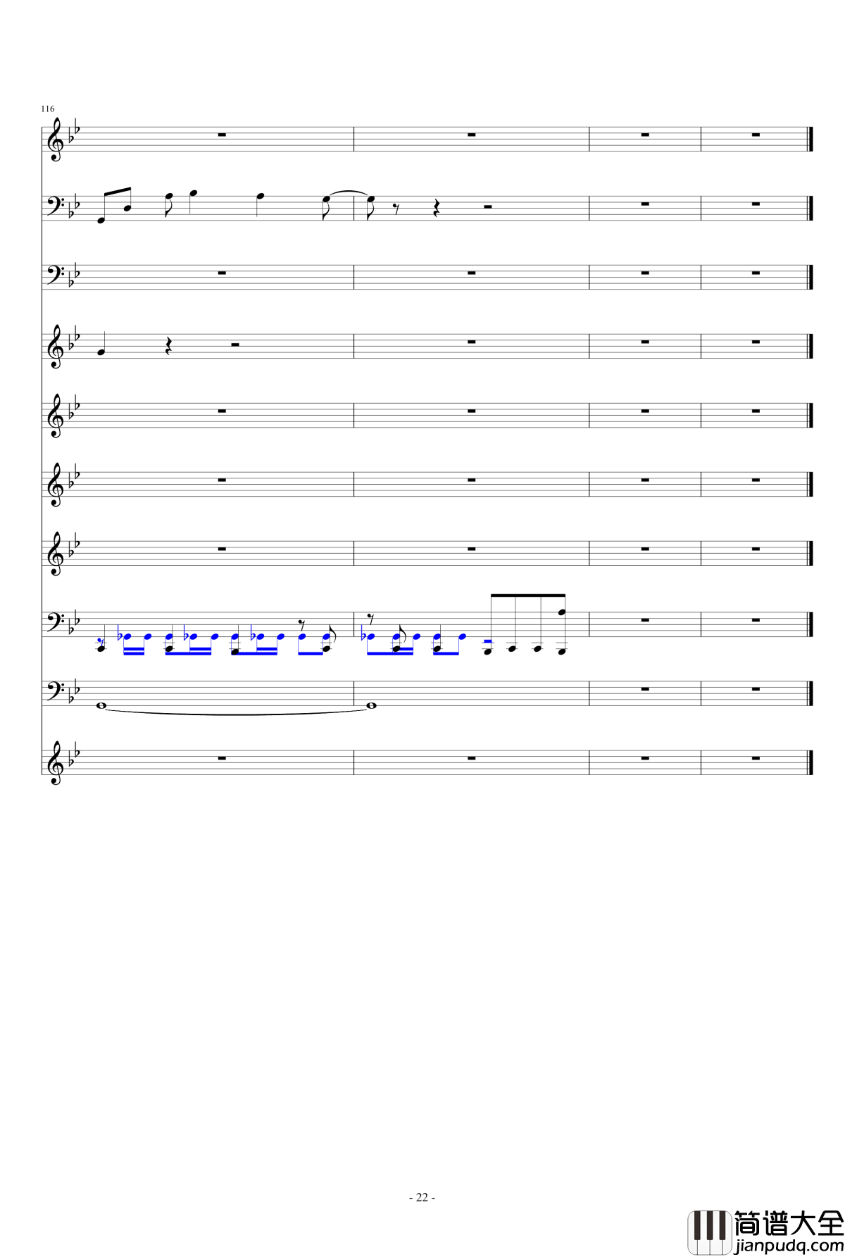 悄悄爱上一个人钢琴谱_ellocz