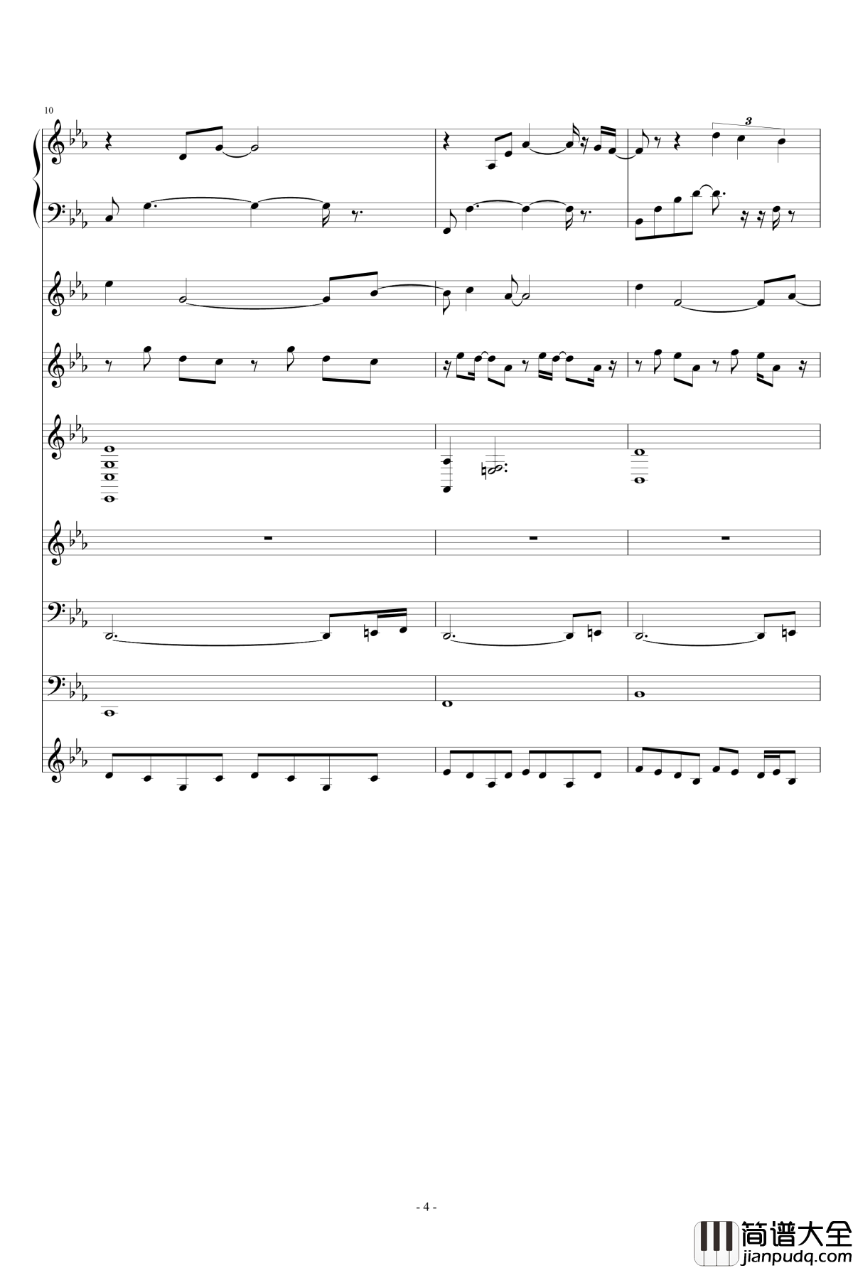 献给菲利克斯钢琴谱_Sion_程干CG