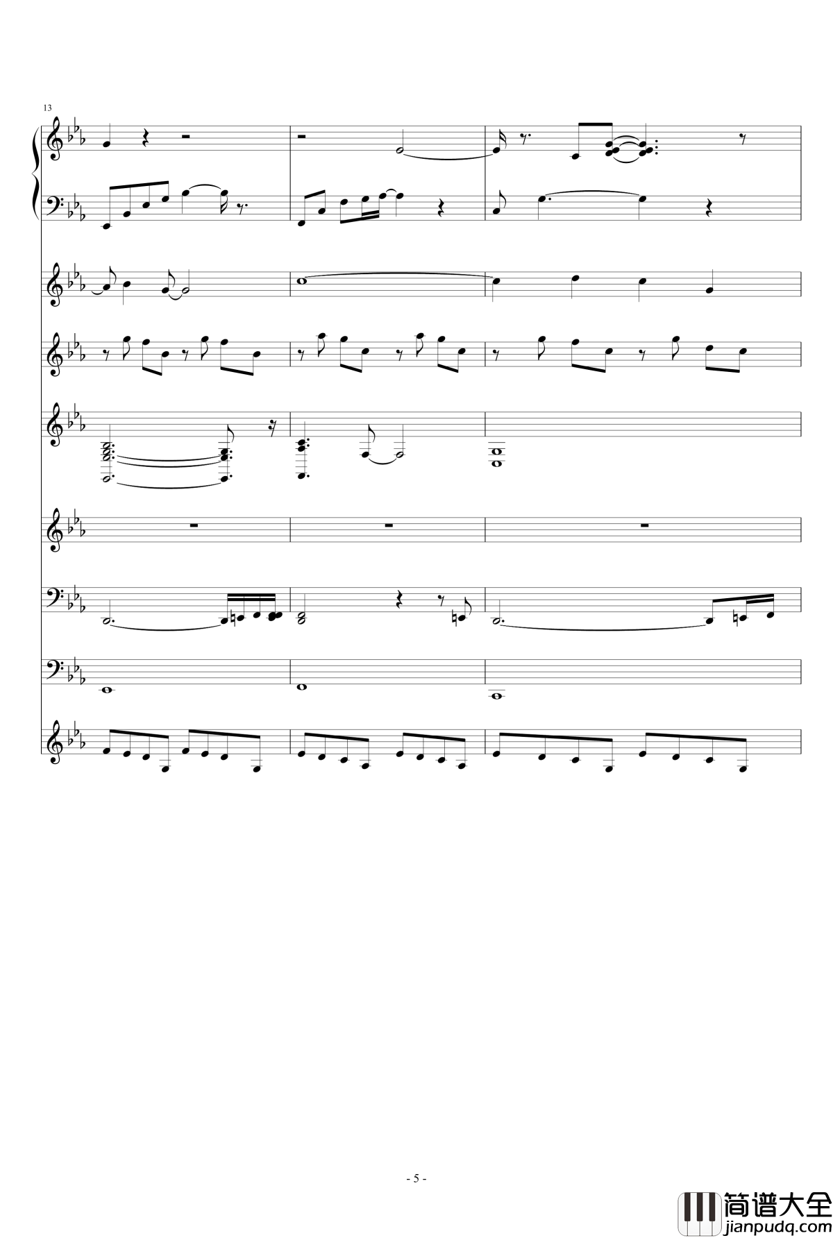 献给菲利克斯钢琴谱_Sion_程干CG