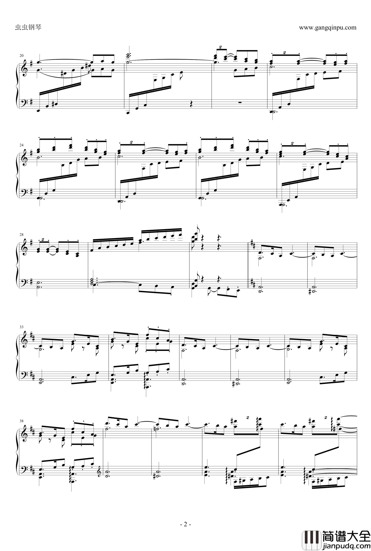 泛舟钢琴谱_独奏_德彪西