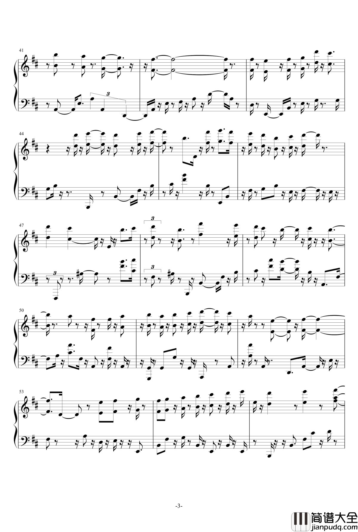 问君钢琴谱_君临城下