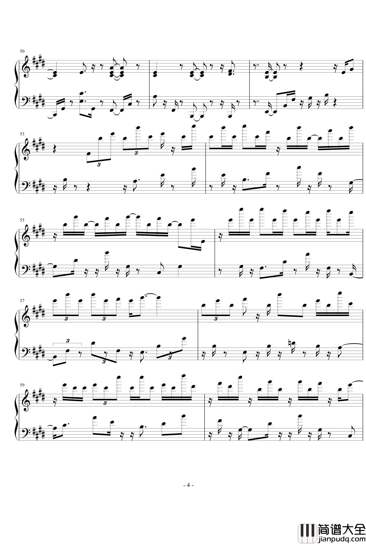 伊梦流殇伴奏钢琴谱_飞腾哈哈