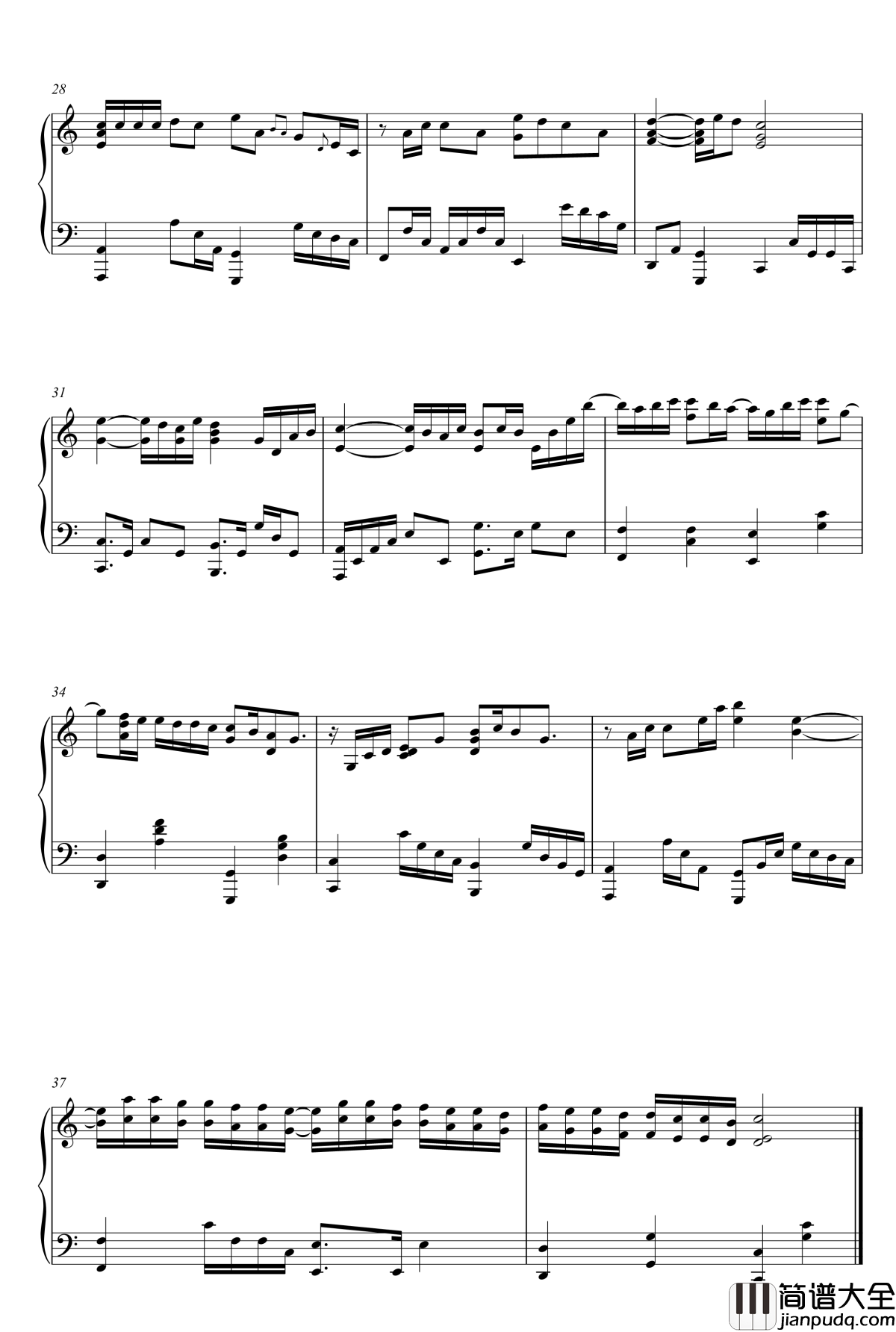 分享钢琴谱_伍思凯