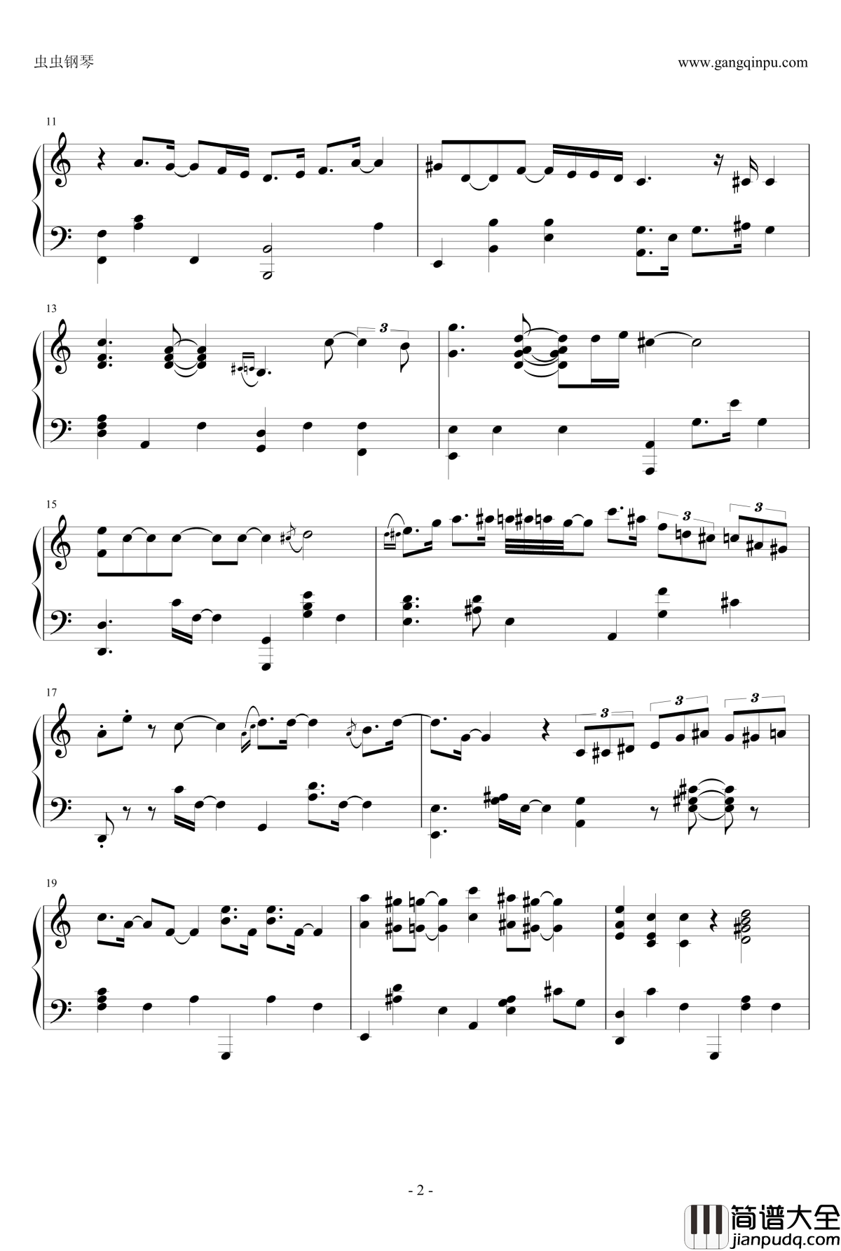 Fly_me_to_the_moon钢琴谱_Jazz快版_EVA