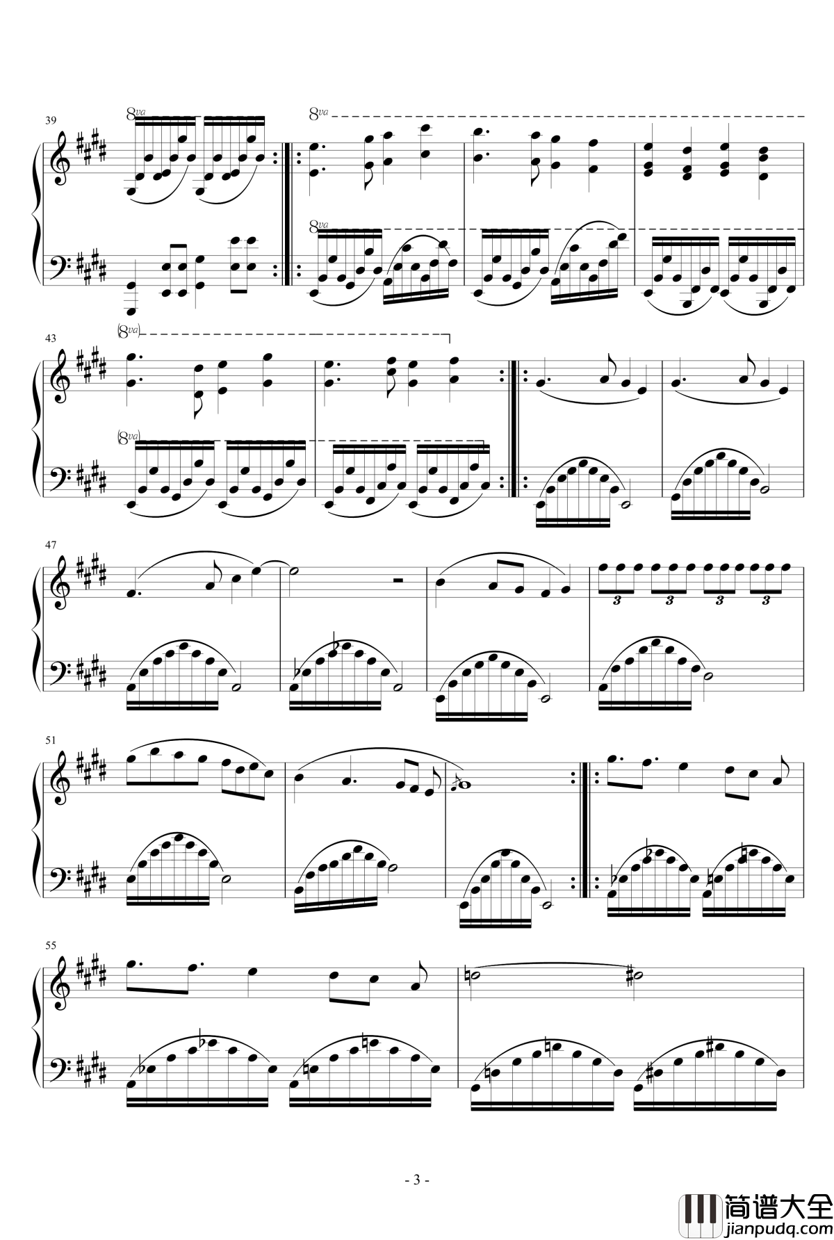 告别寒假钢琴谱_一个球