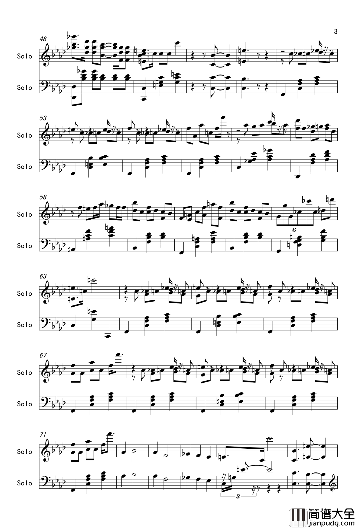 f小调圆舞曲钢琴谱_原创_nyride