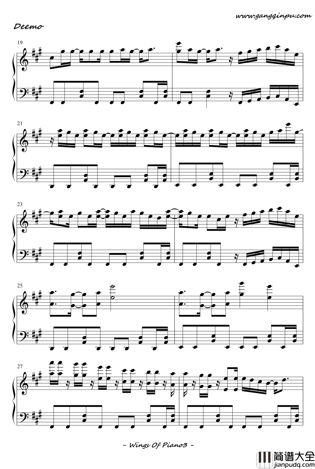 Wings_of_piano___琴之翼_V.K_钢琴谱