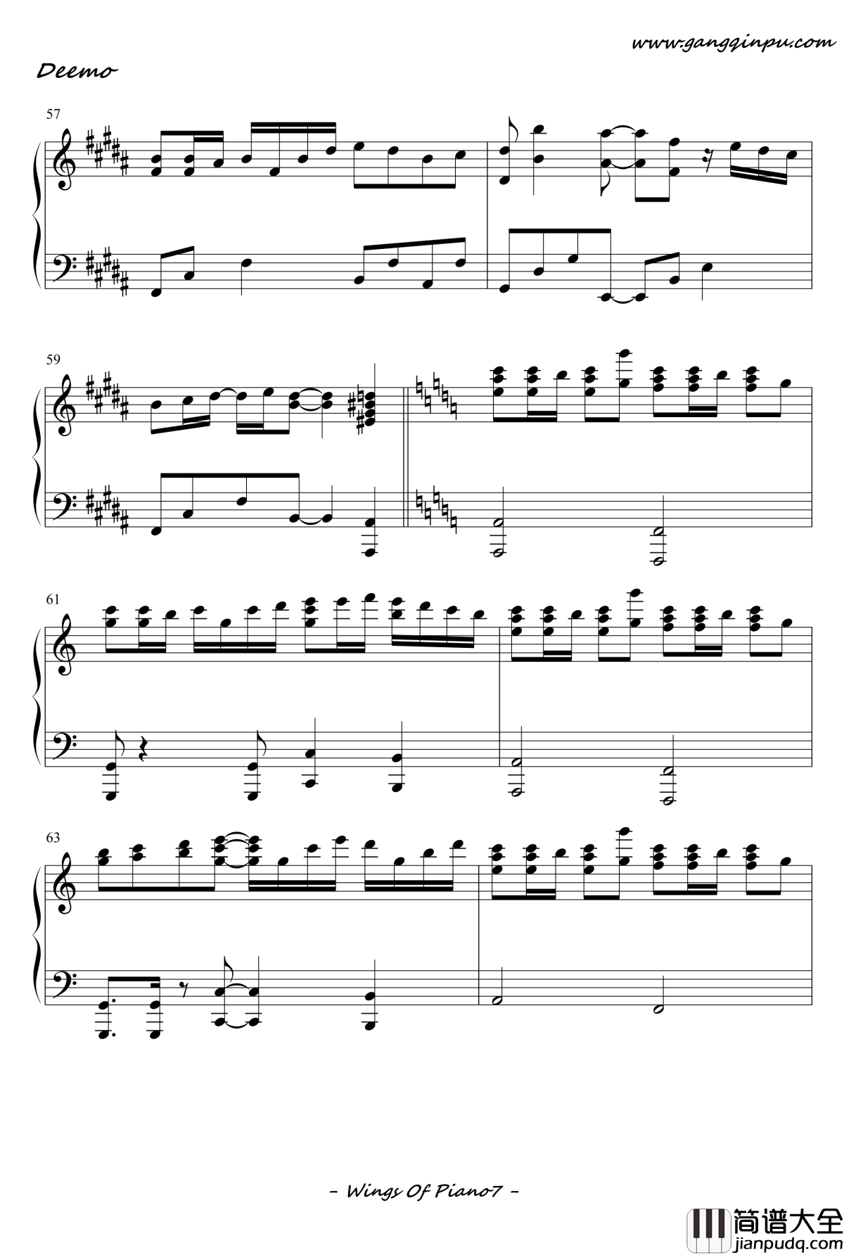 Wings_of_piano___琴之翼_V.K_钢琴谱