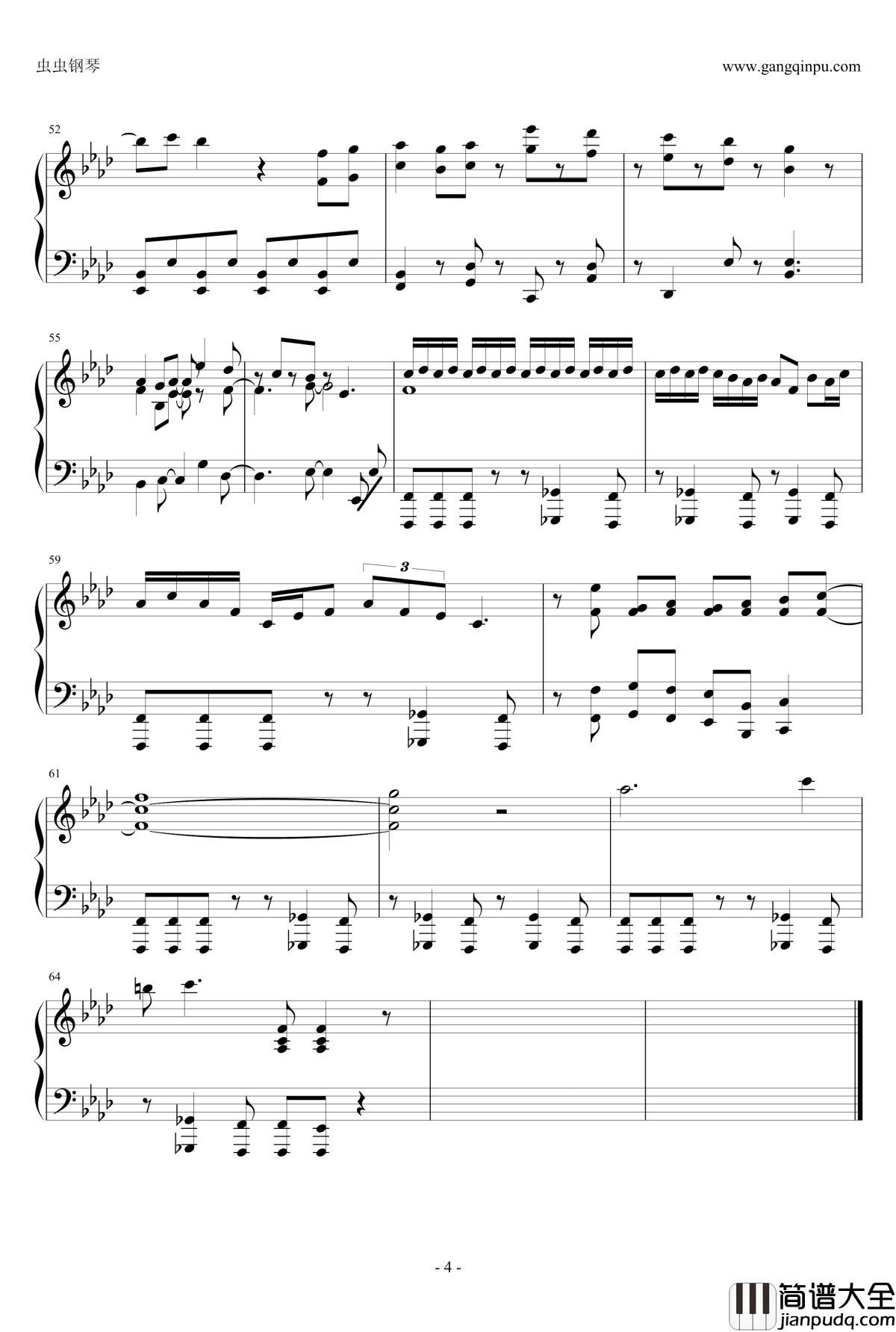 机巧少女不会受伤OP钢琴谱_Anicca